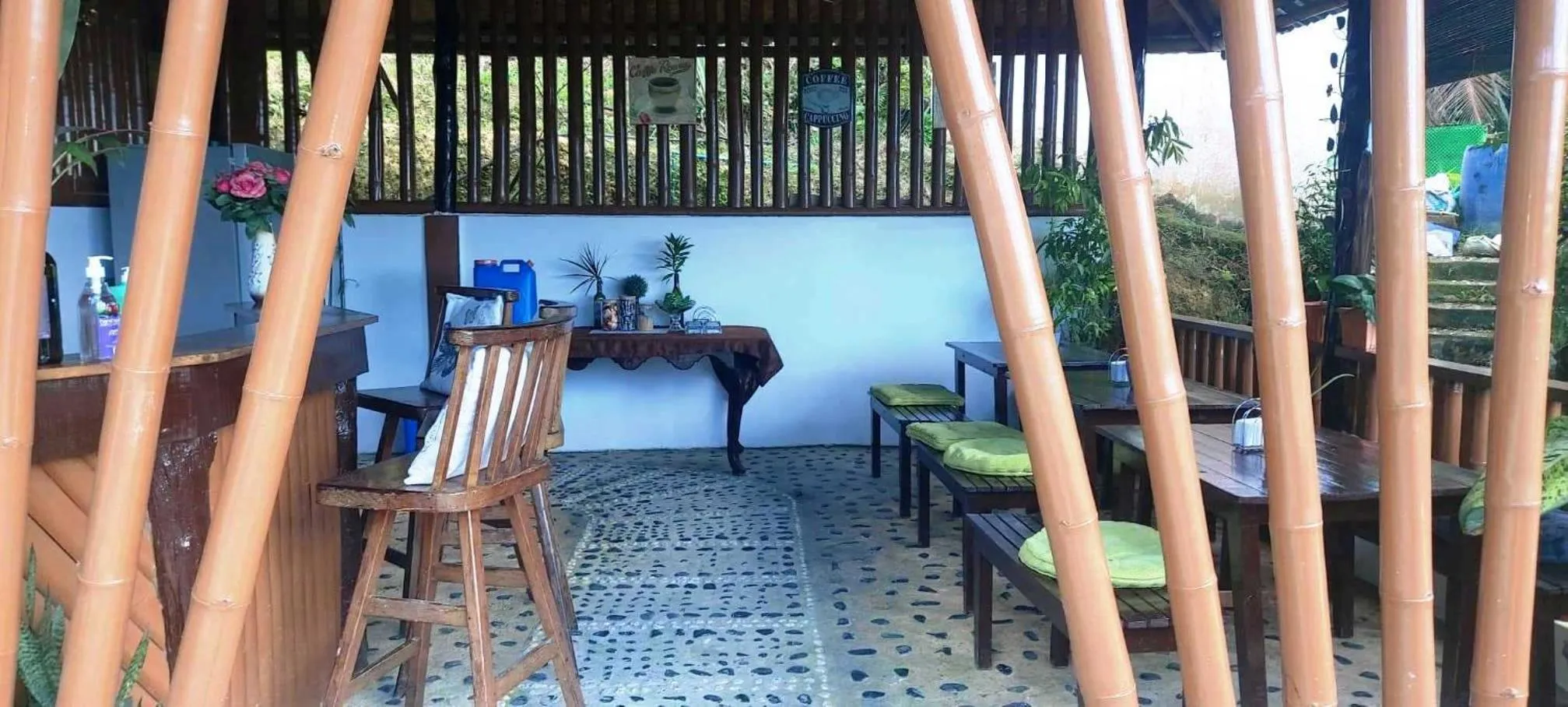 Breakfast in Victordelia Hilltop Hostel