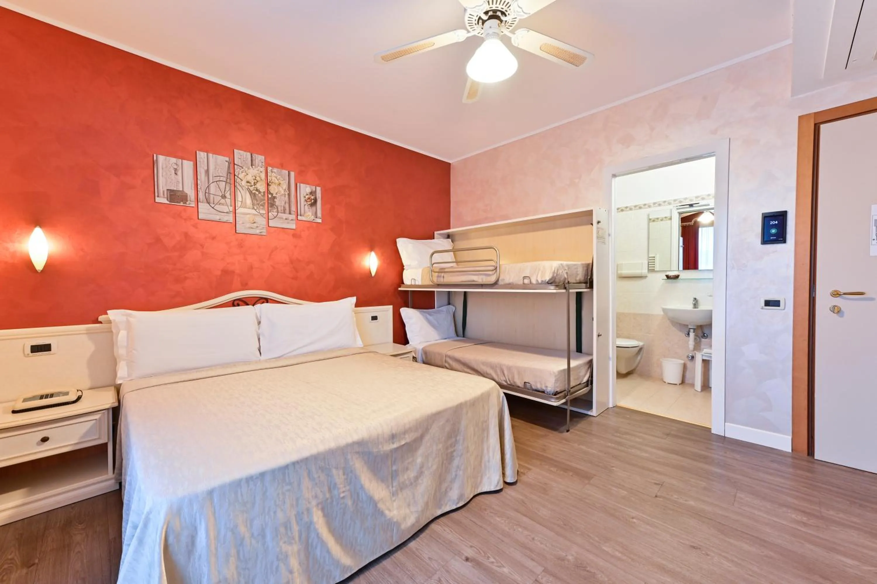 Bed in New Automatic Villa Daniela