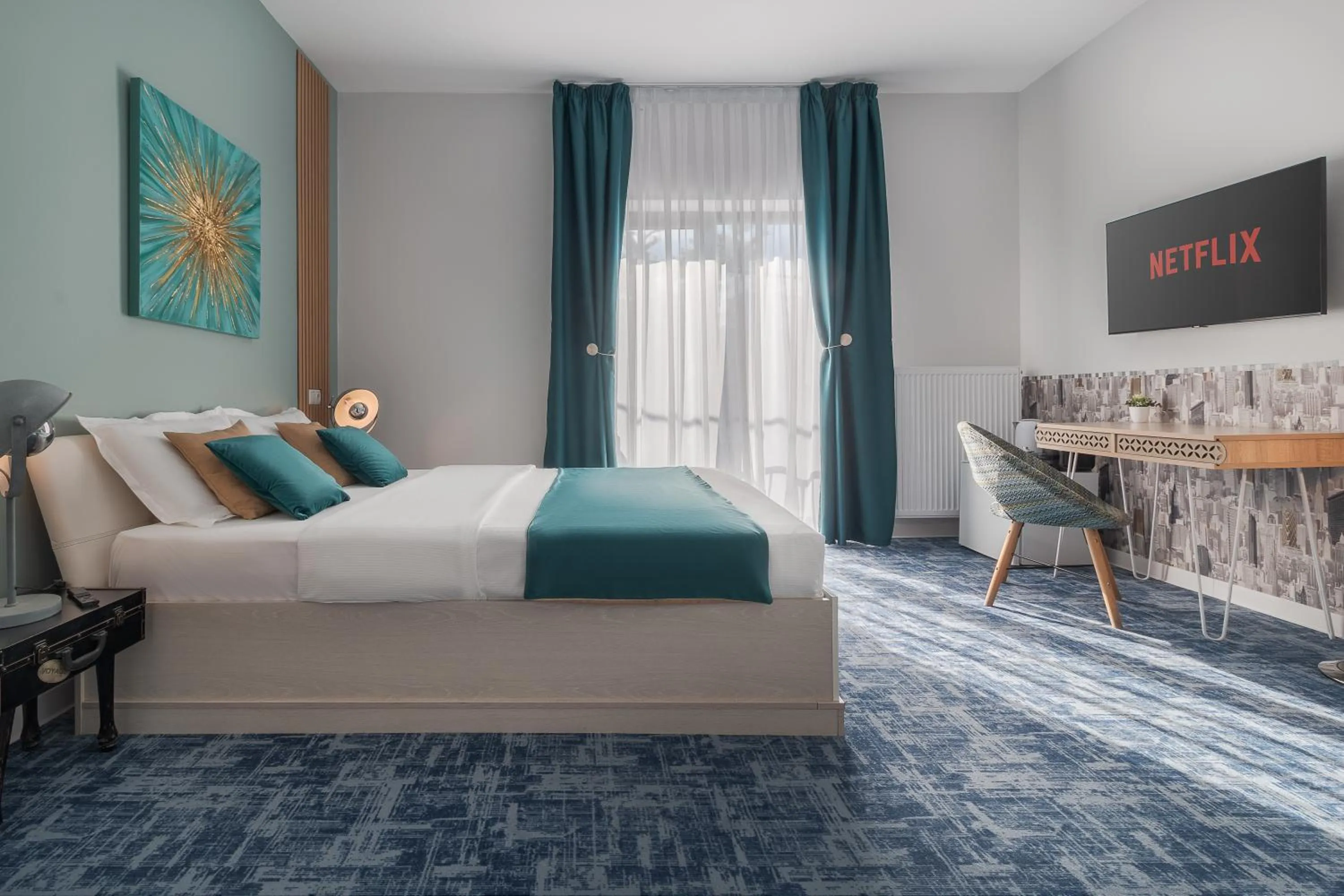 Bed in Aparthotel Aria Boutique