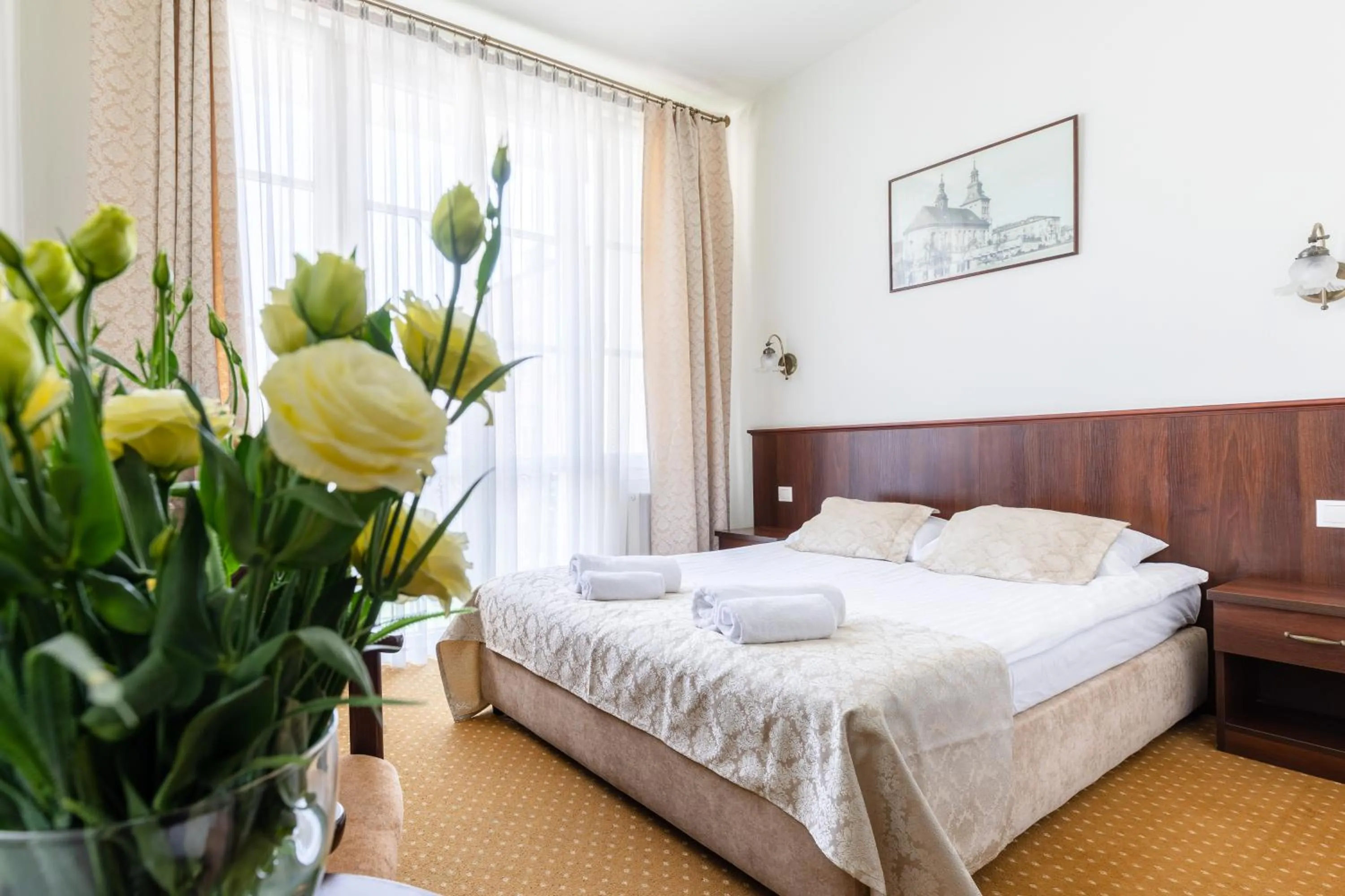 Bedroom, Bed in Kamienica Szefferów 1848 r.