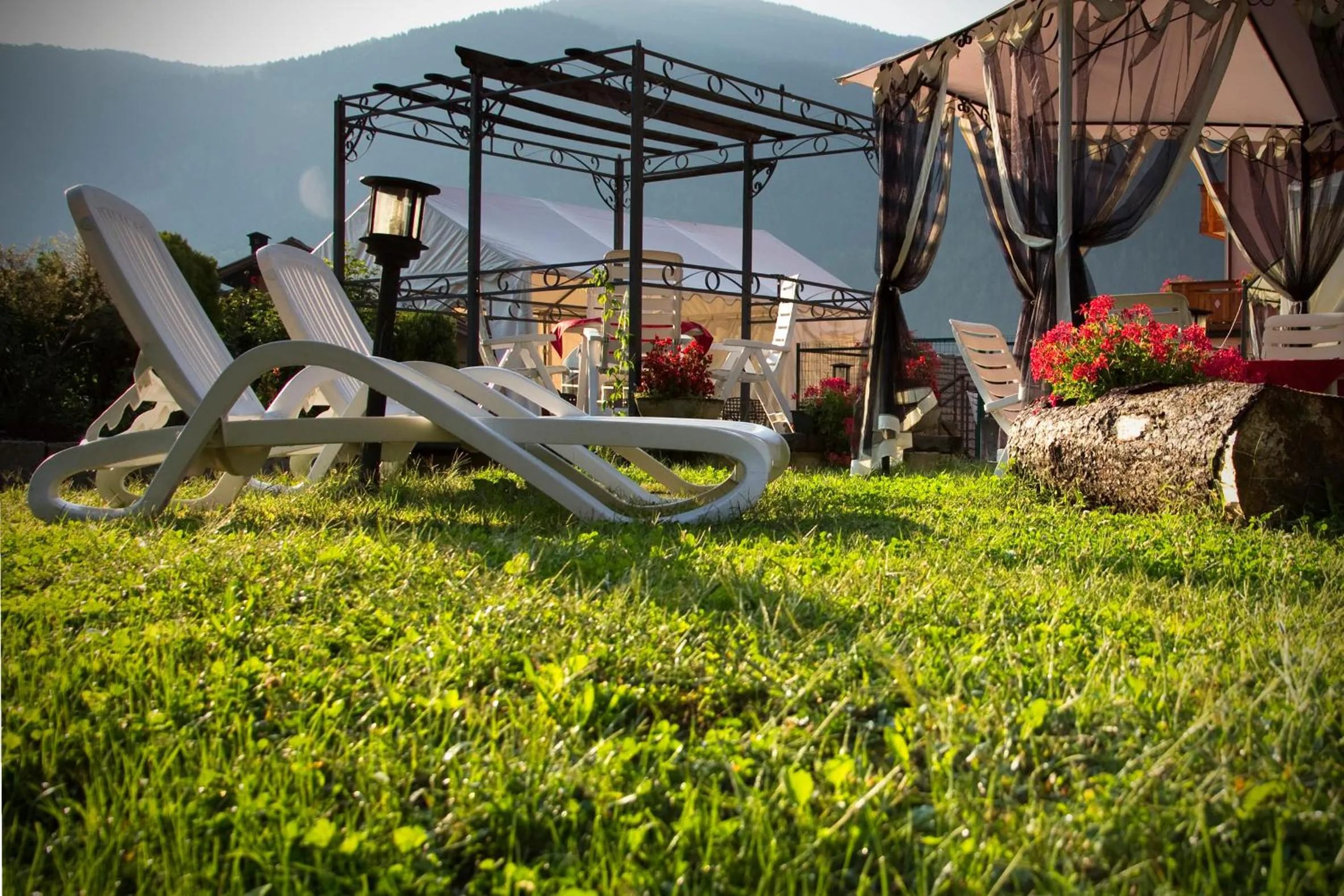 Garden view in Hotel Michela