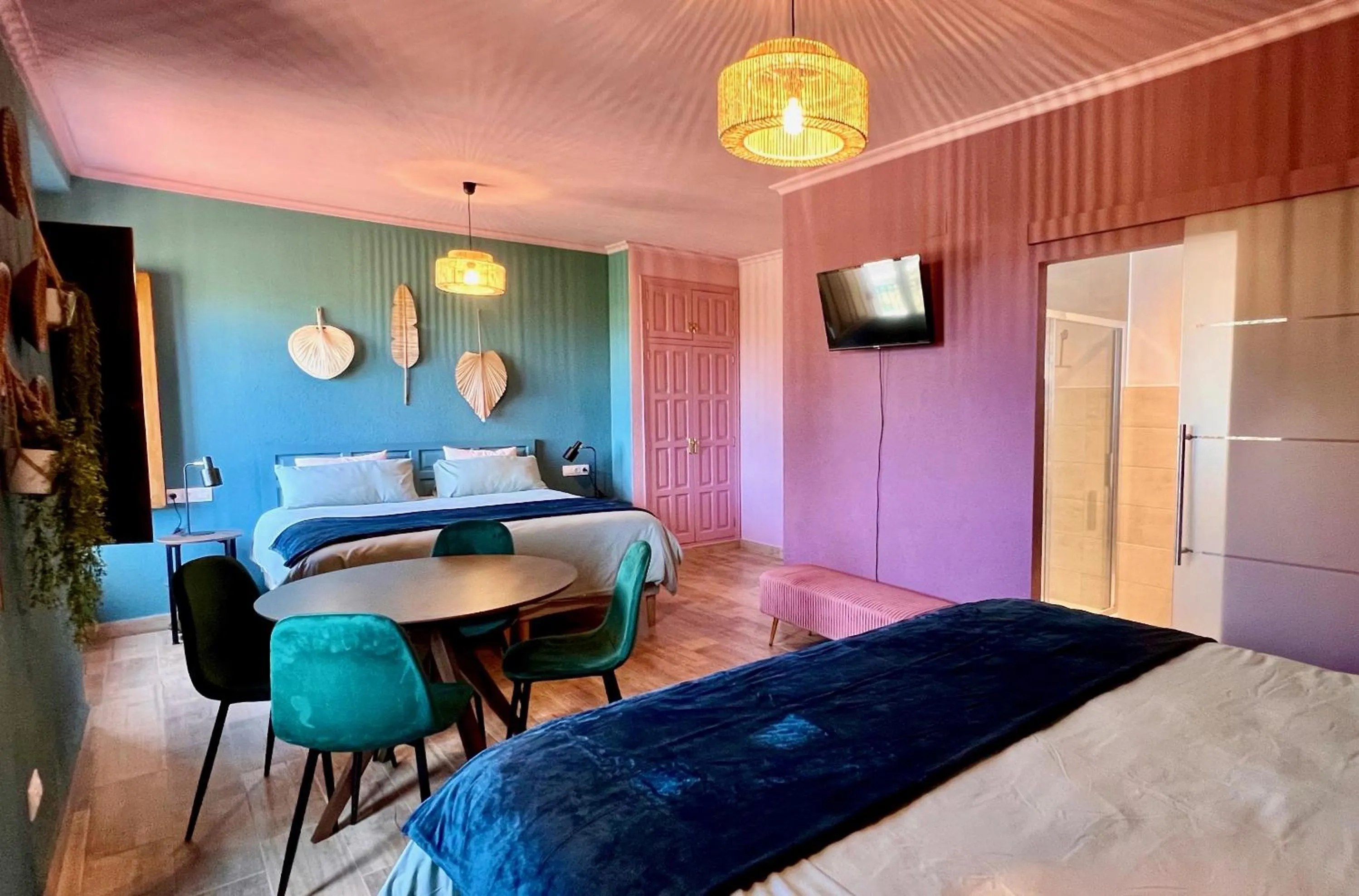 Bed in Casa de Los Lirios