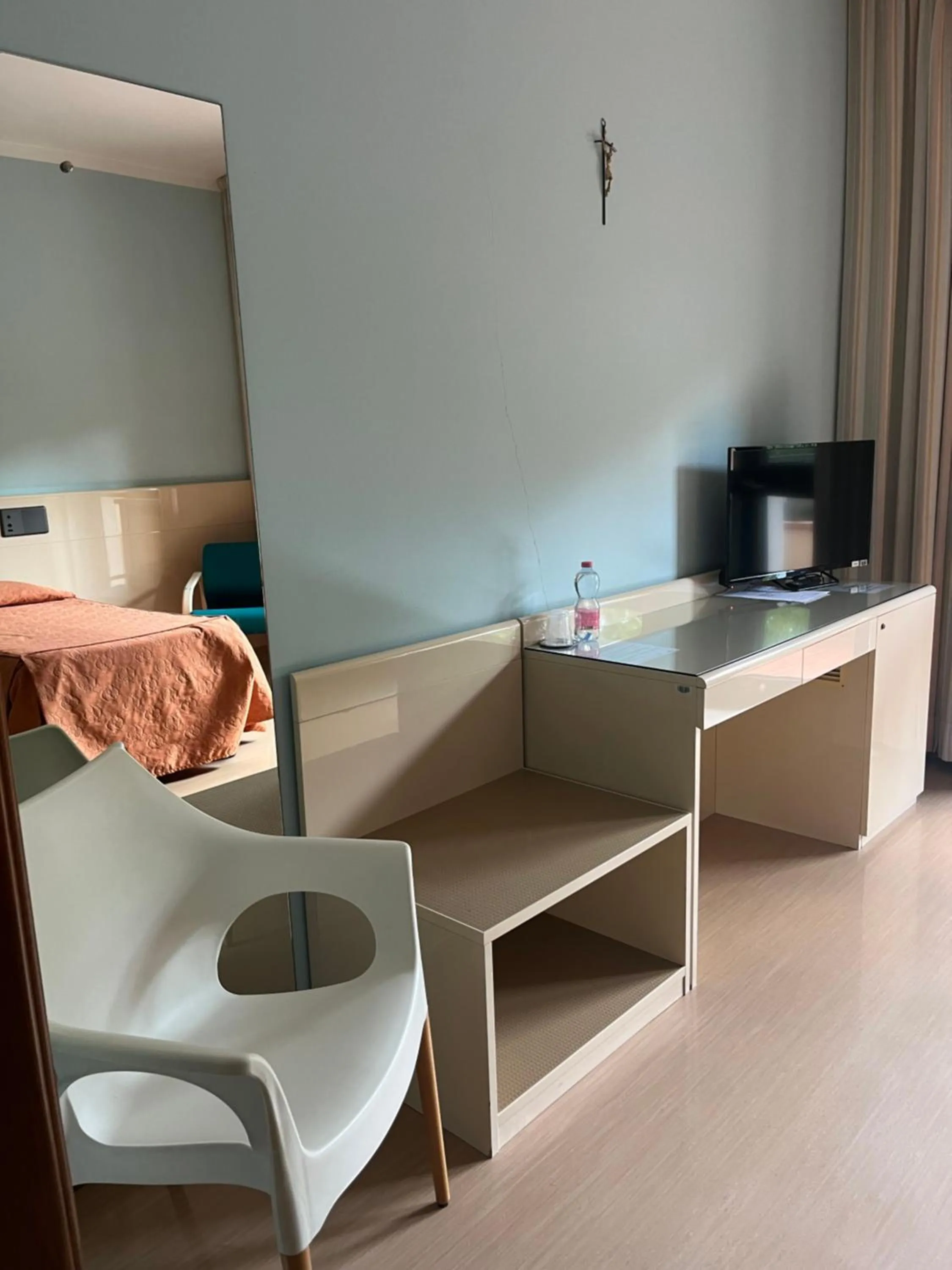 Bedroom, Bed in Albergo Casa dell'Ospite