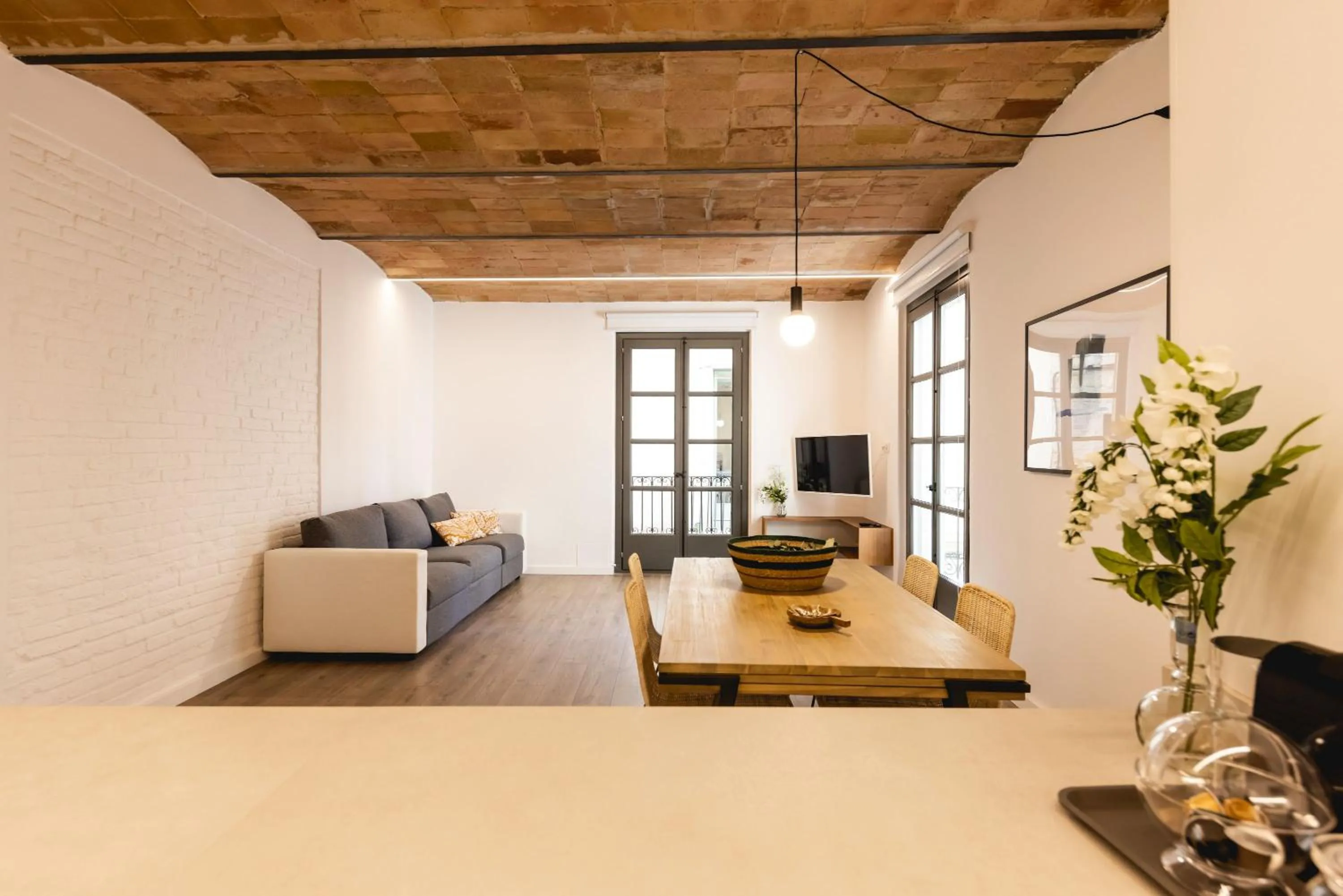 Living room in Bravissimo Cort Reial Entresol B