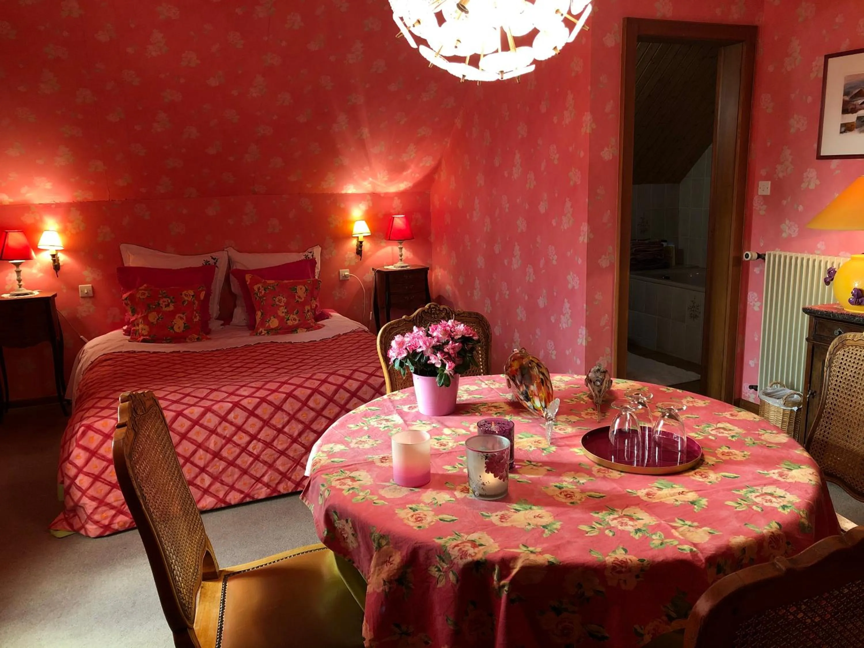 Bed in La Maison de juliette