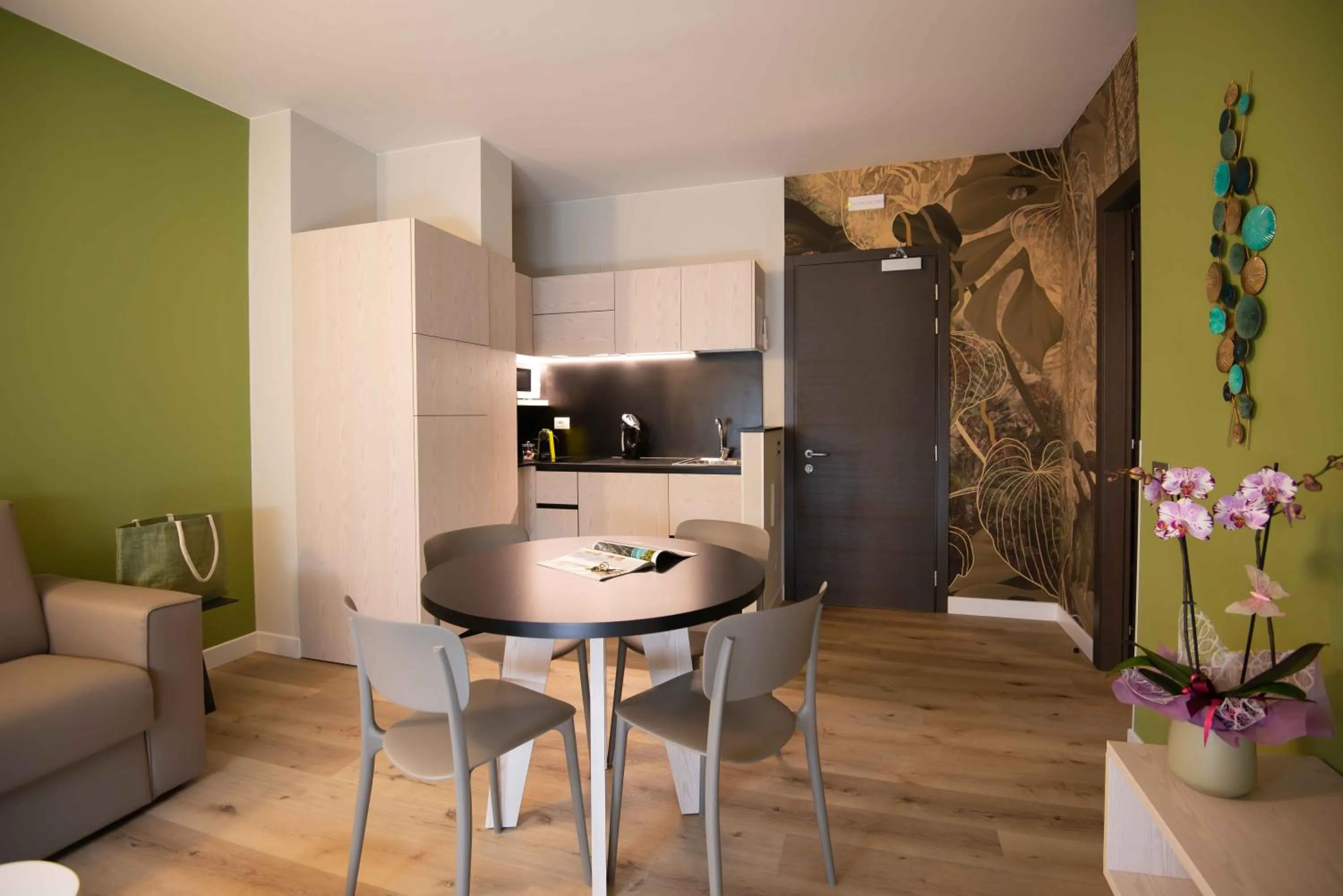 Kitchen or kitchenette in Residence Il Melograno