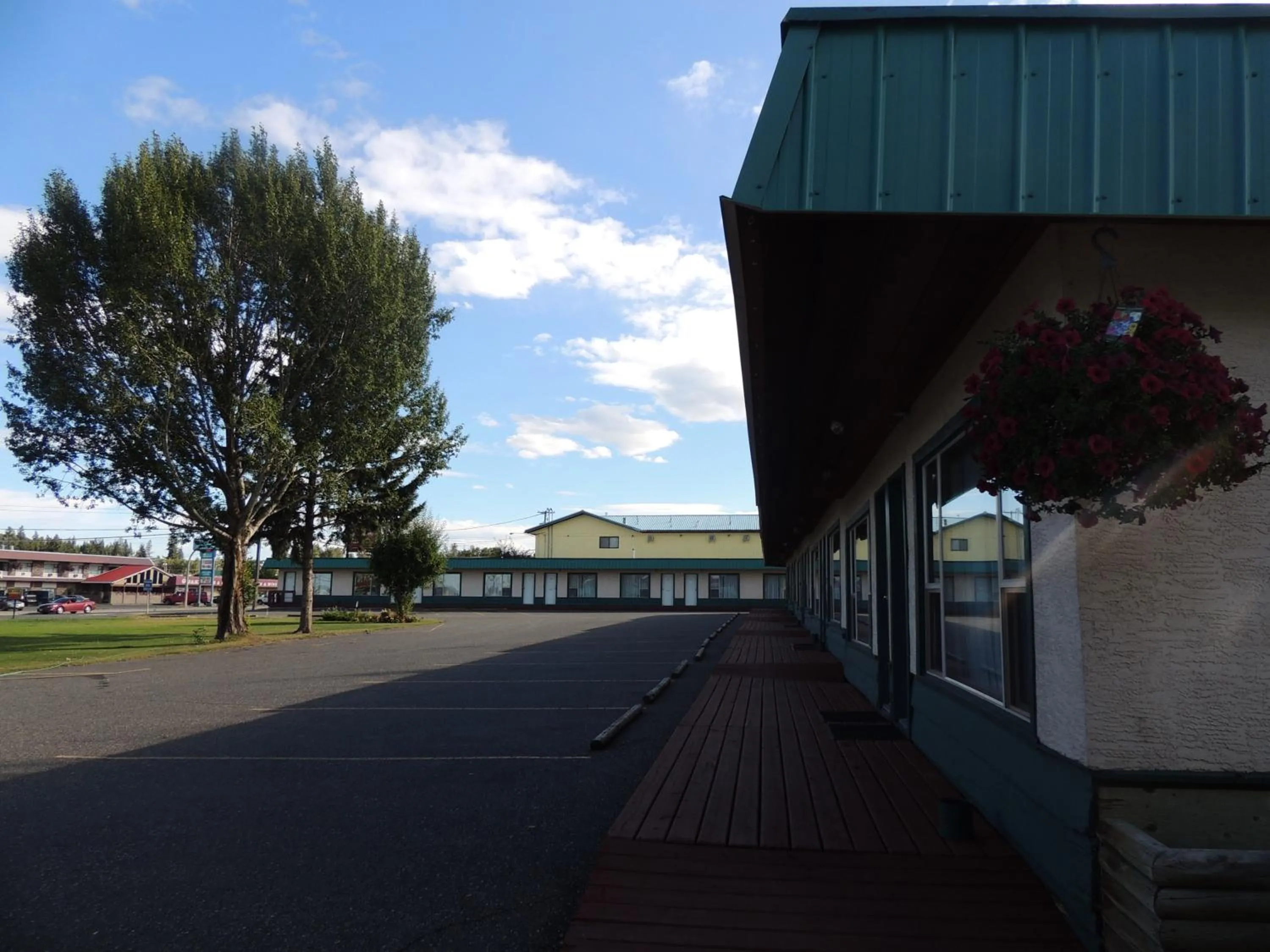Facade/entrance in 100 Mile Motel & RV Park