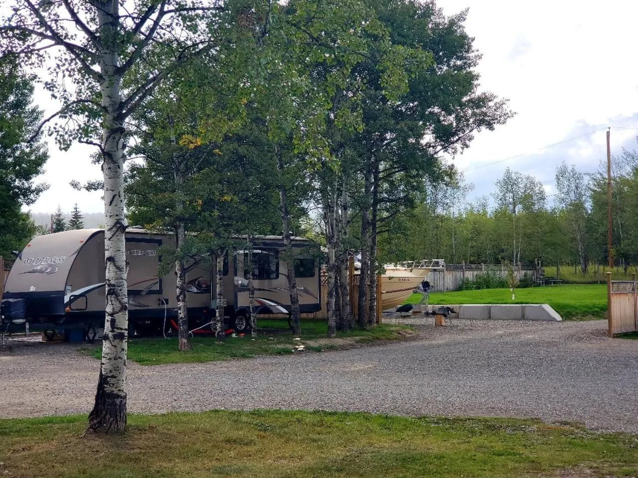 On site in 100 Mile Motel & RV Park