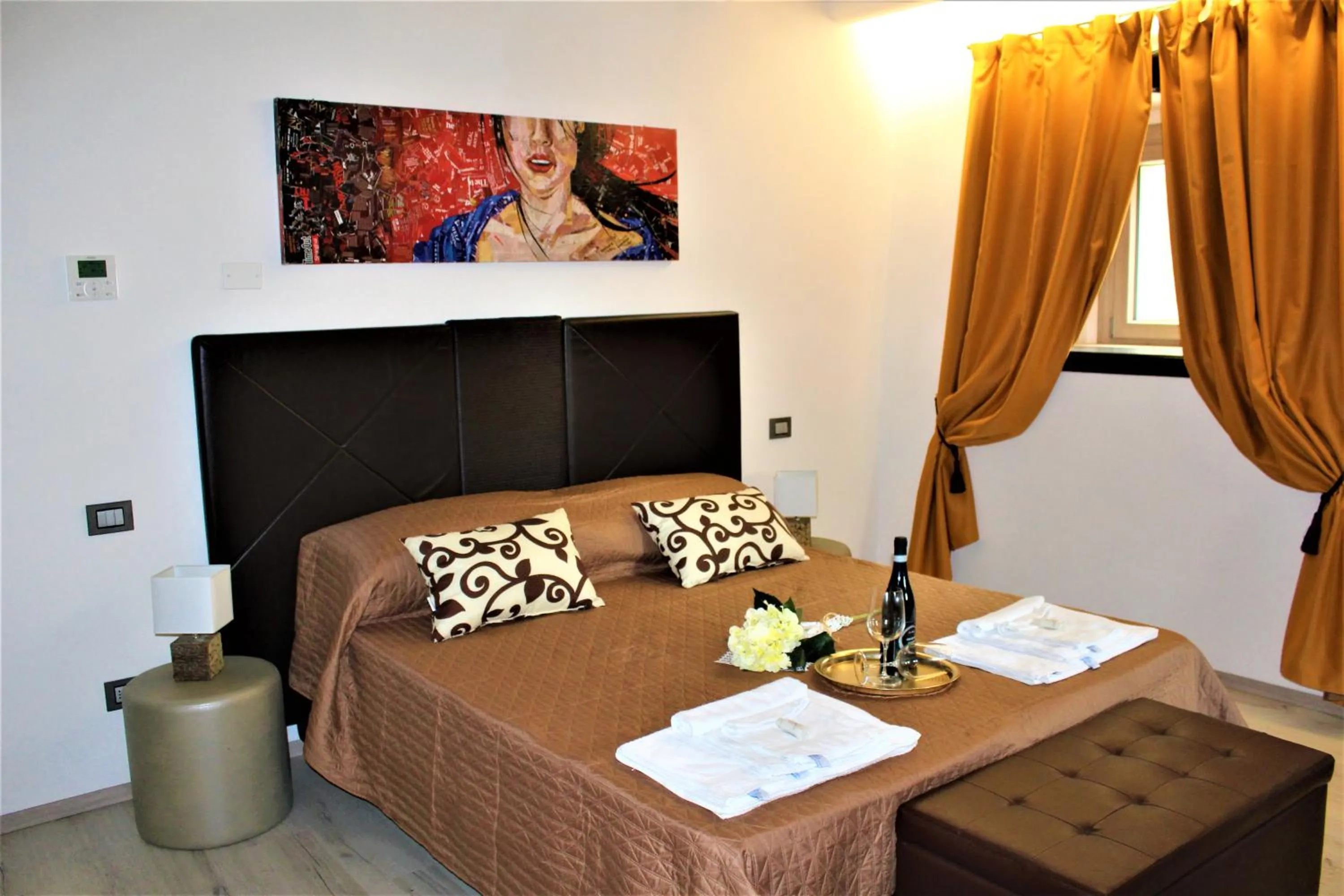 Bed in B&B Arco di Vino