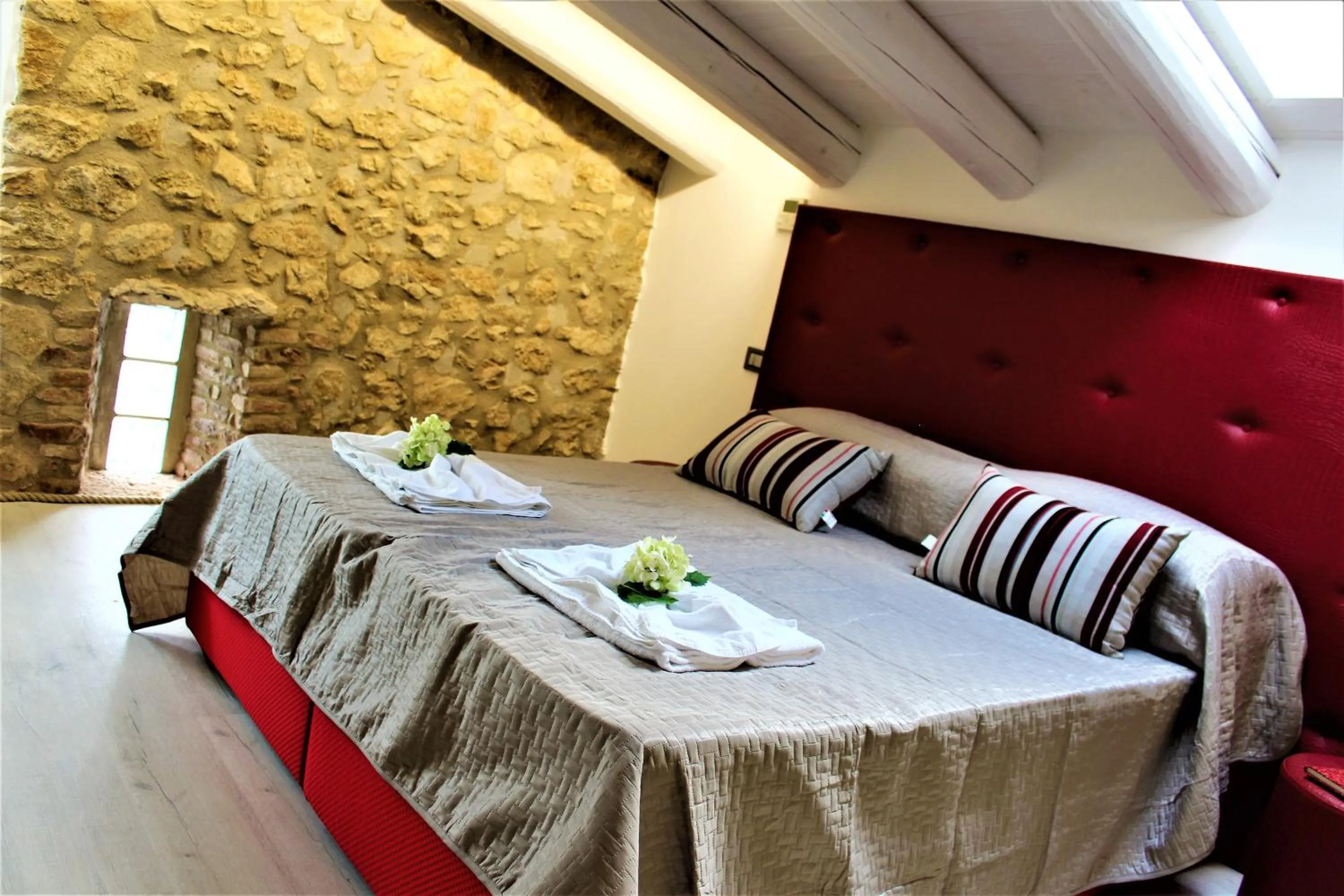 Bed in B&B Arco di Vino