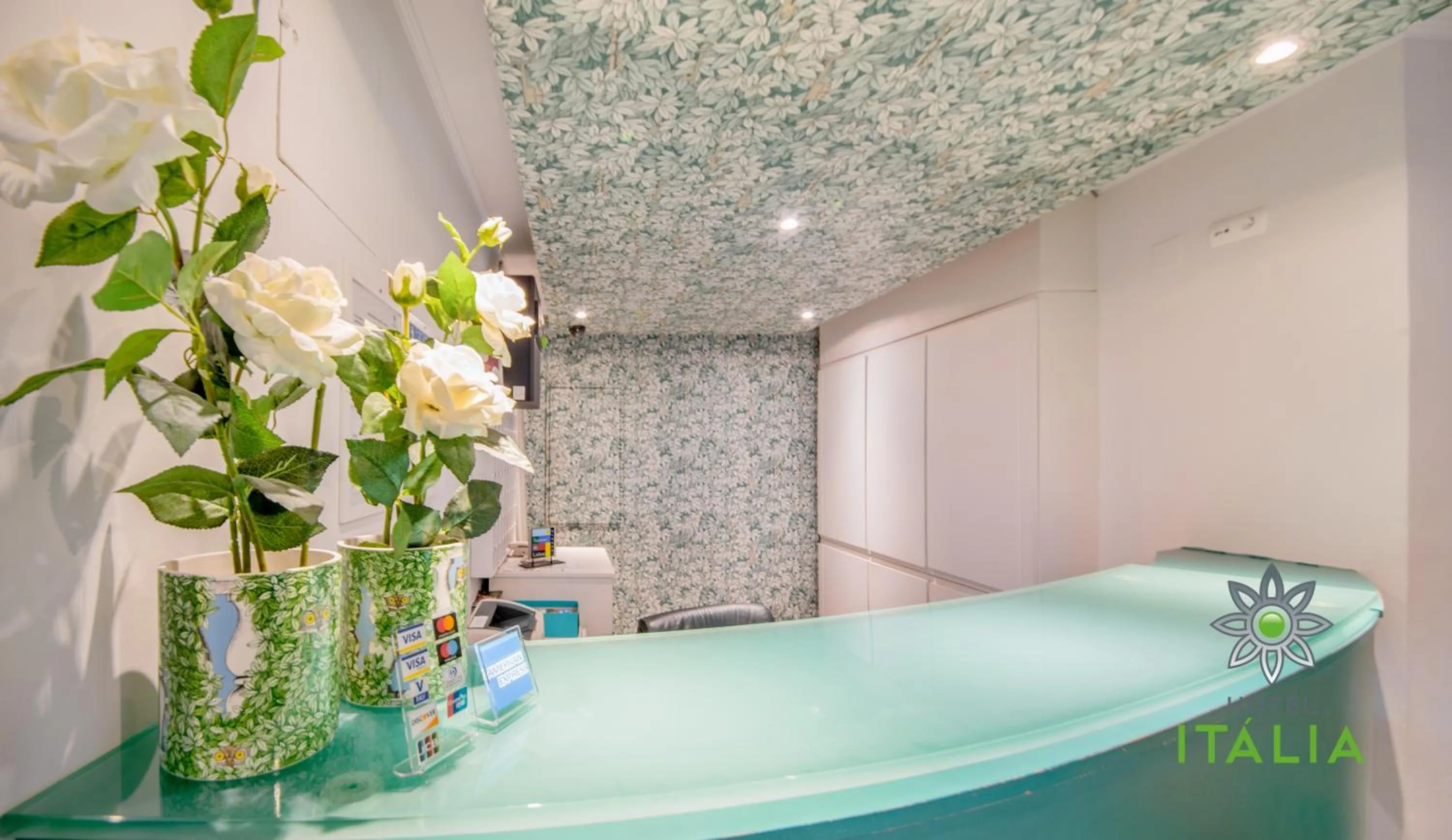 Lobby or reception in Hotel Italia