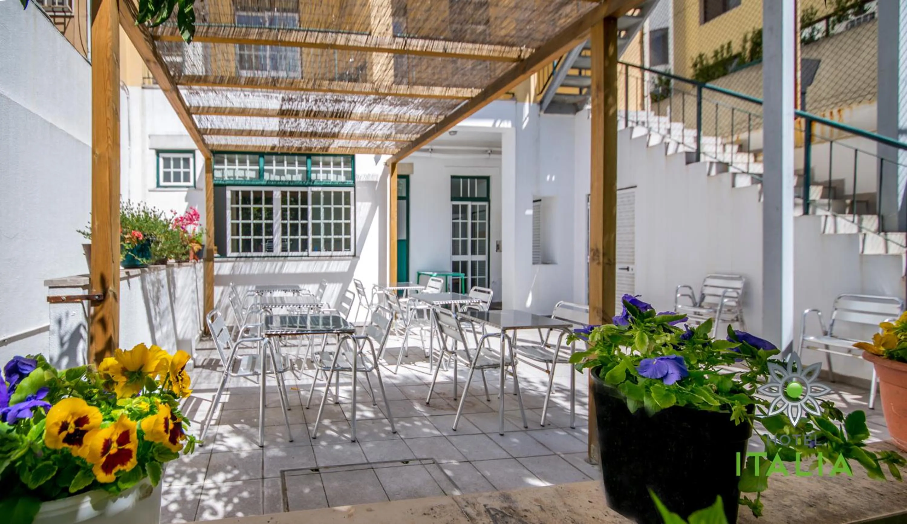 Patio in Hotel Italia