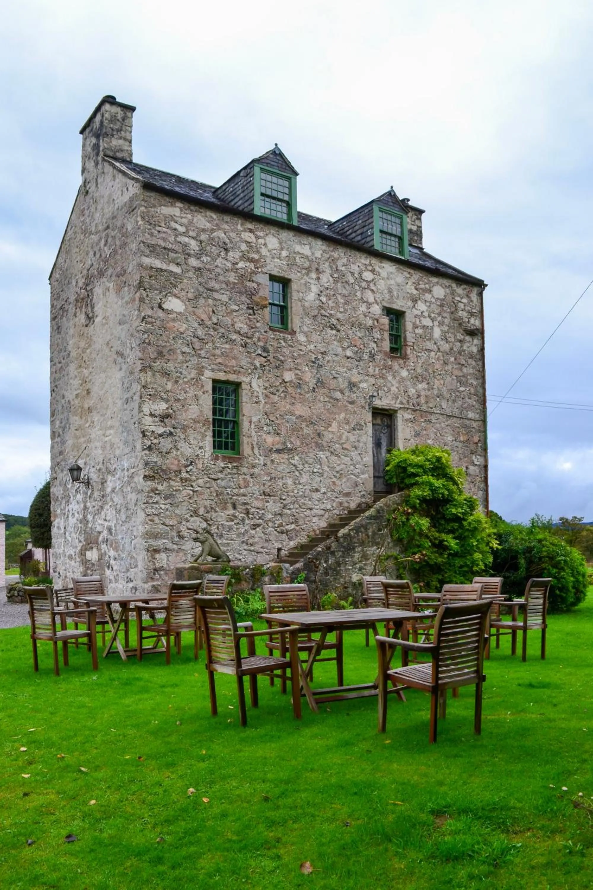 Property building in The Lady Maxwell Room at Buittle Castle