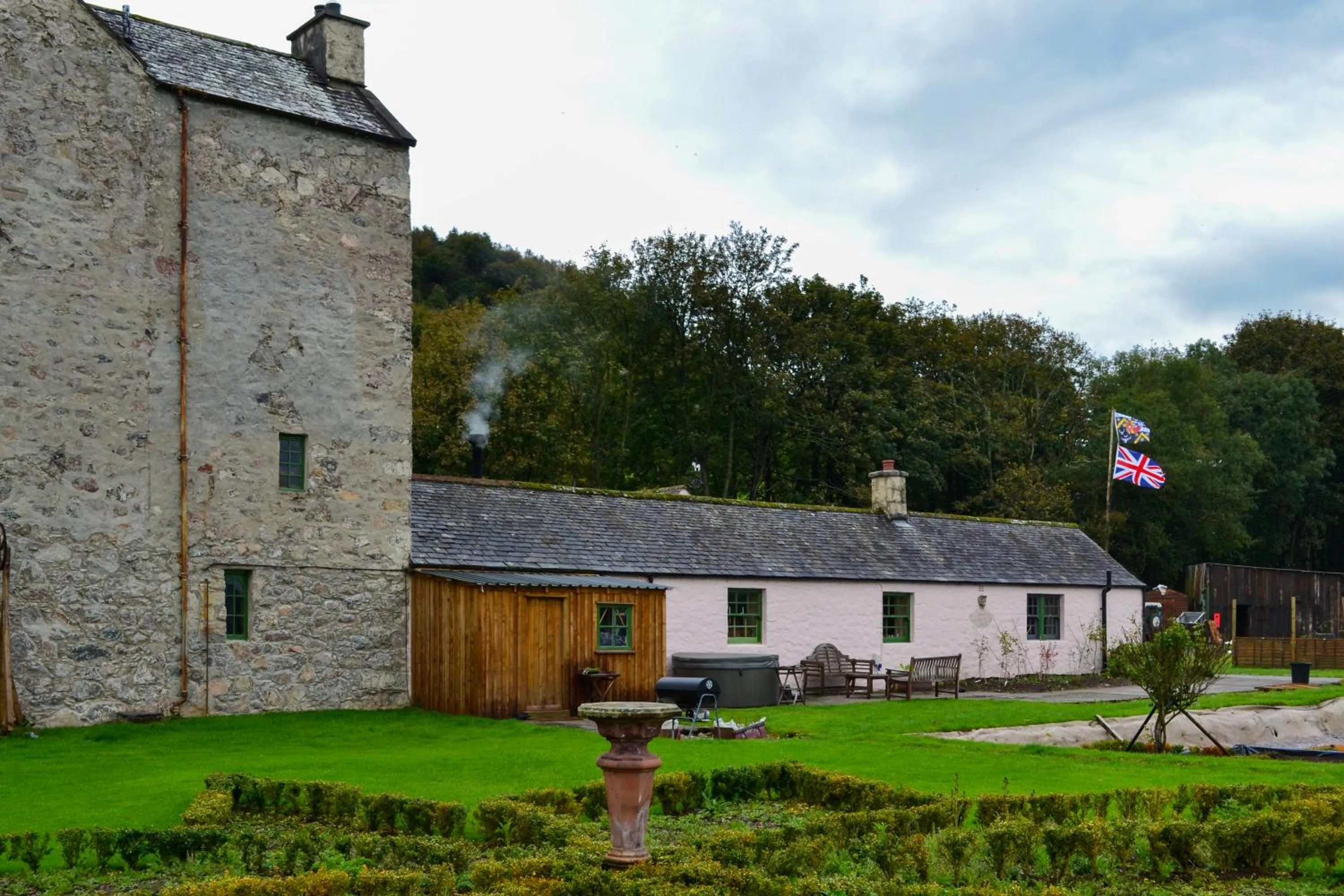 Property building in The Lady Maxwell Room at Buittle Castle