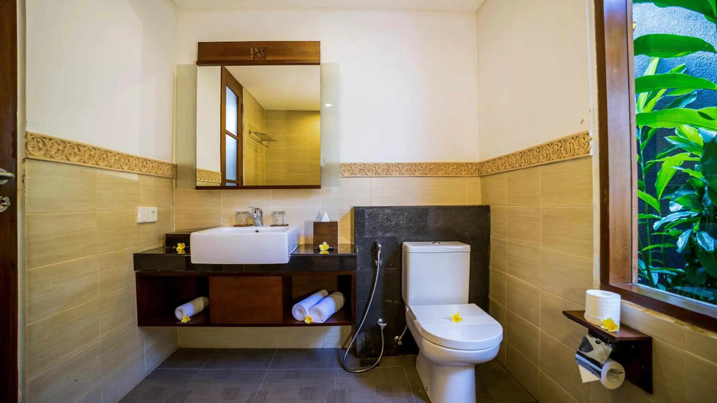 Bathroom in Kori Ubud Resort, Restaurant & Spa