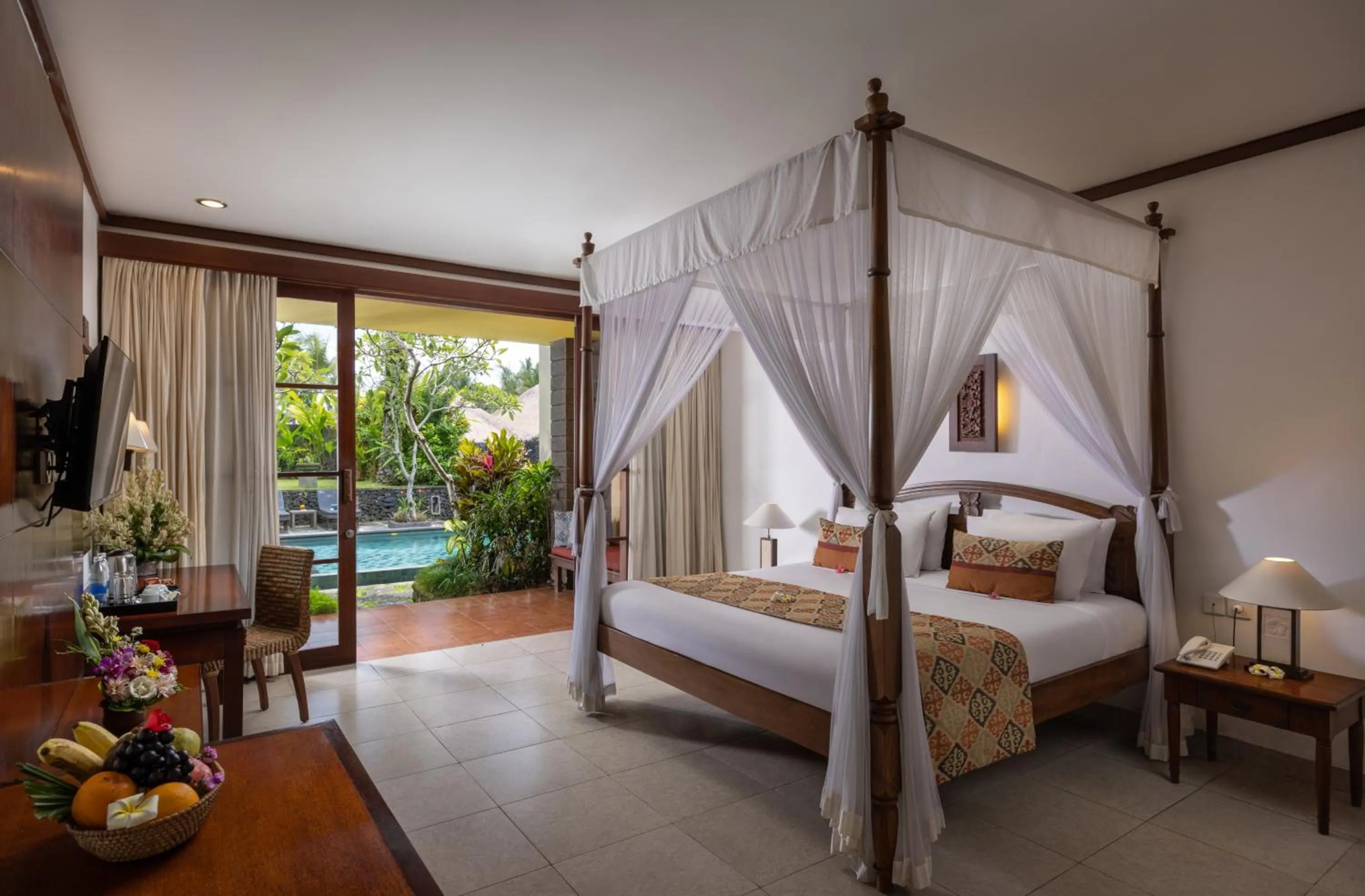 Photo of the whole room, Bed in Kori Ubud Resort, Restaurant & Spa
