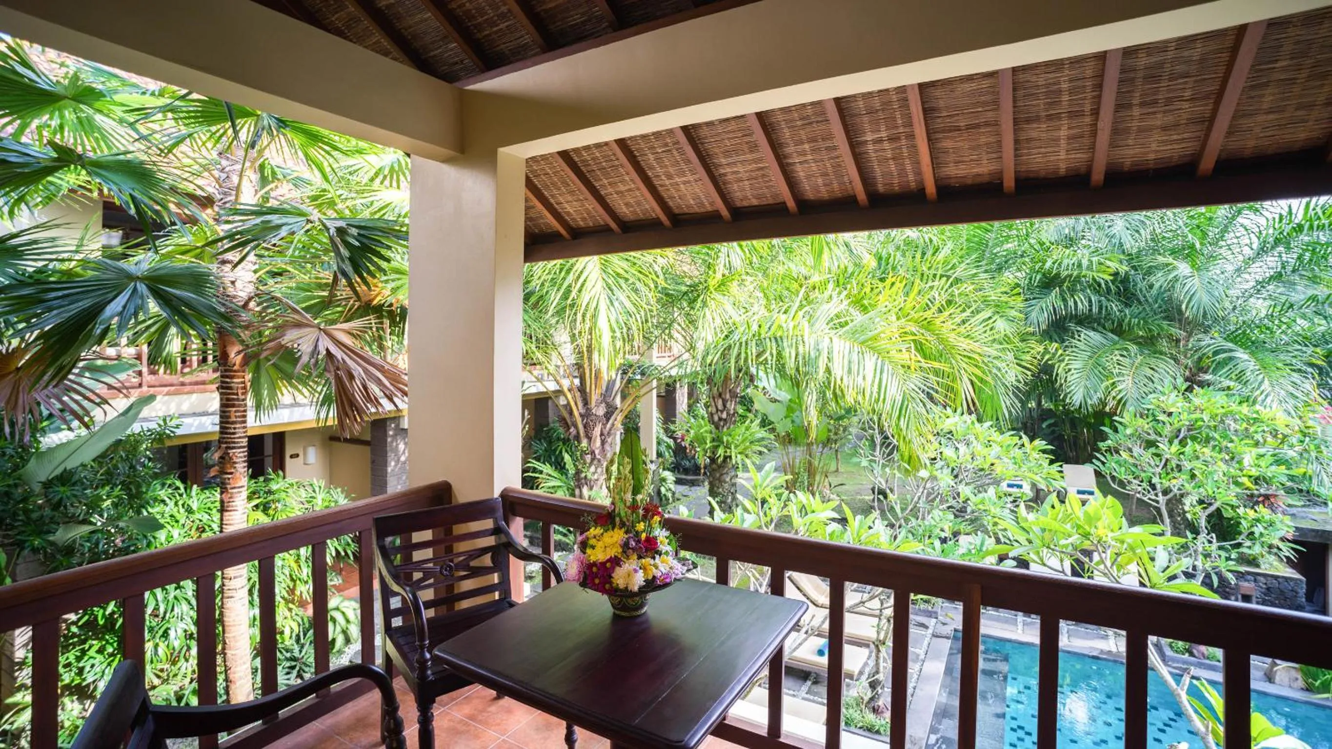 Balcony/Terrace in Kori Ubud Resort, Restaurant & Spa