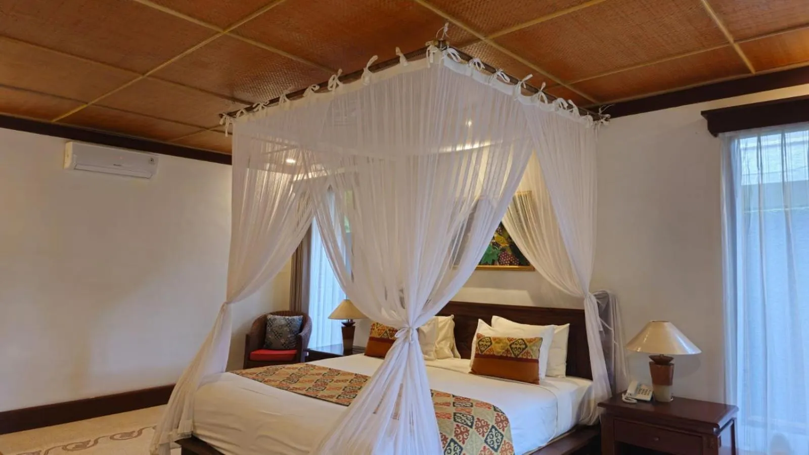 Bedroom, Bed in Kori Ubud Resort, Restaurant & Spa