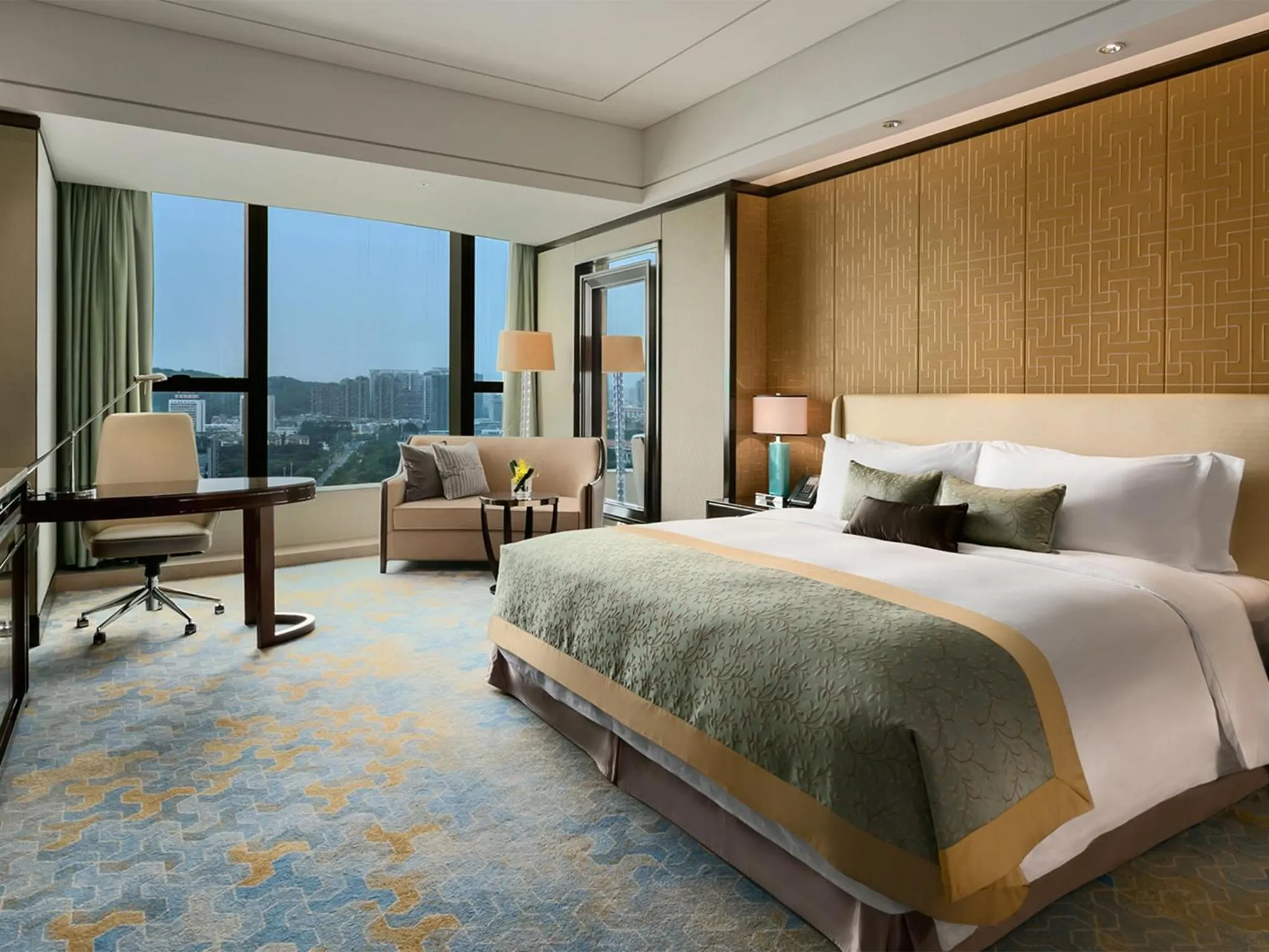 Bed in Kempinski Hotel Xiamen
