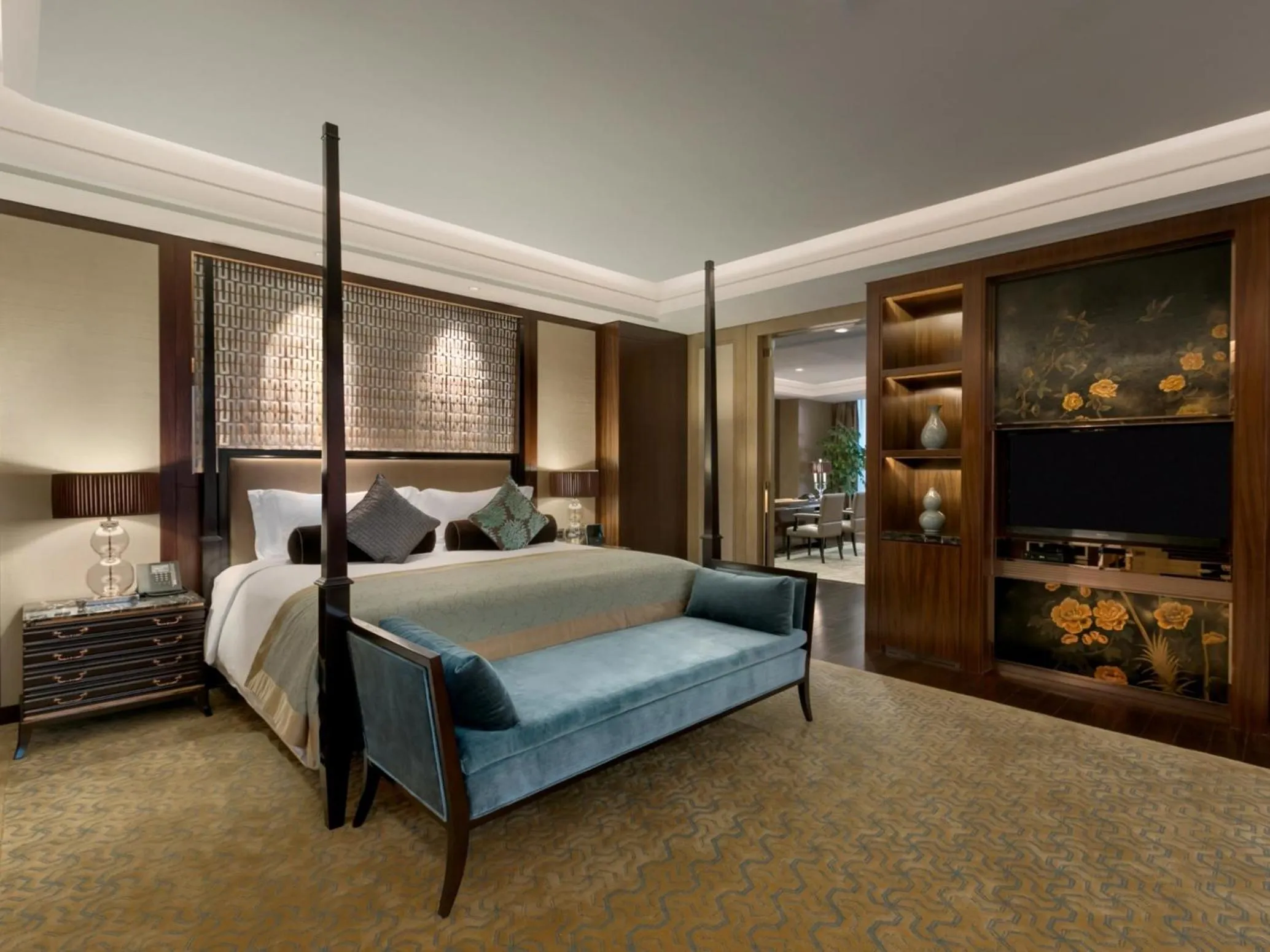 Bed in Kempinski Hotel Xiamen