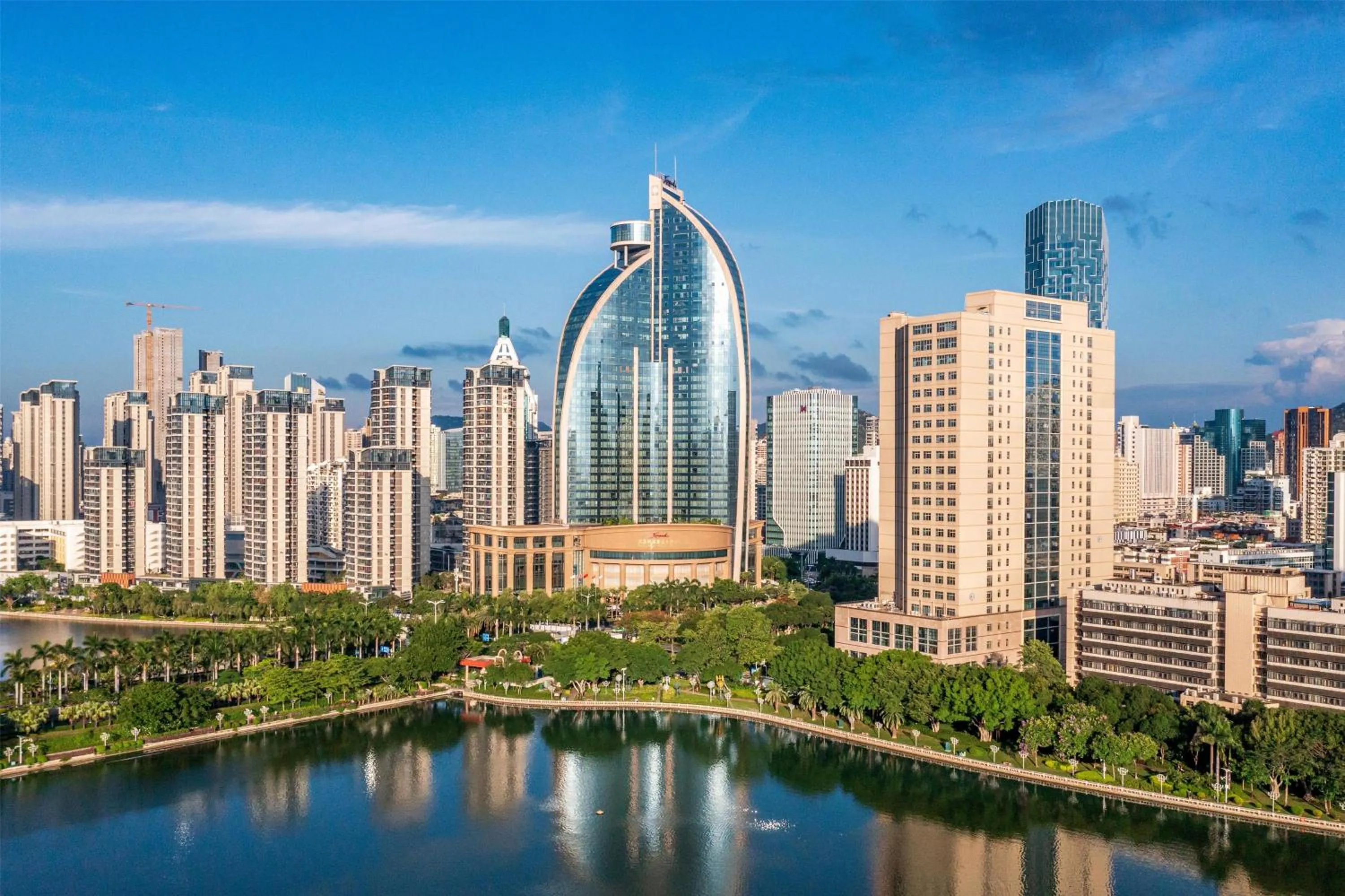Property building in Kempinski Hotel Xiamen