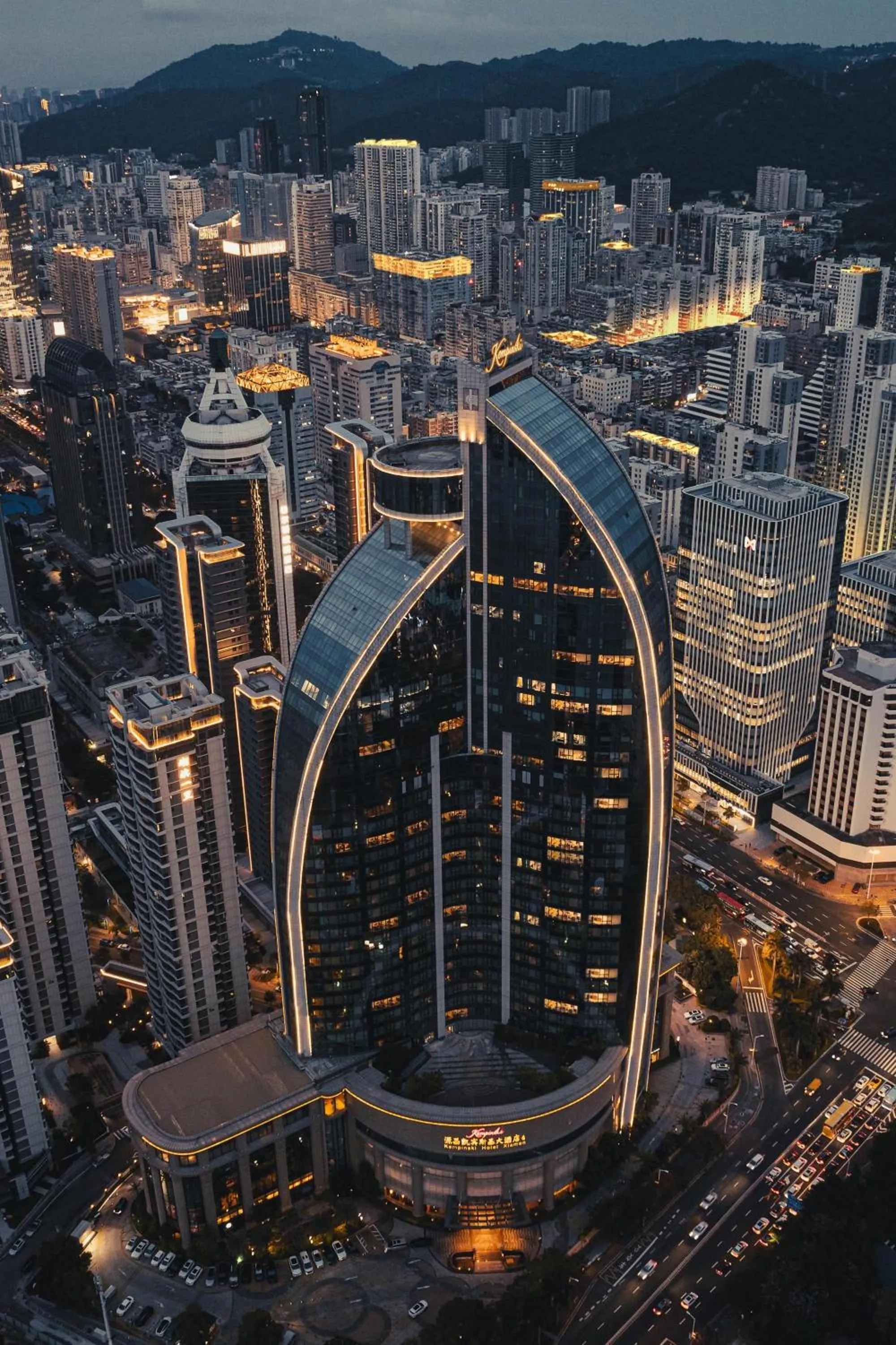 Property building in Kempinski Hotel Xiamen