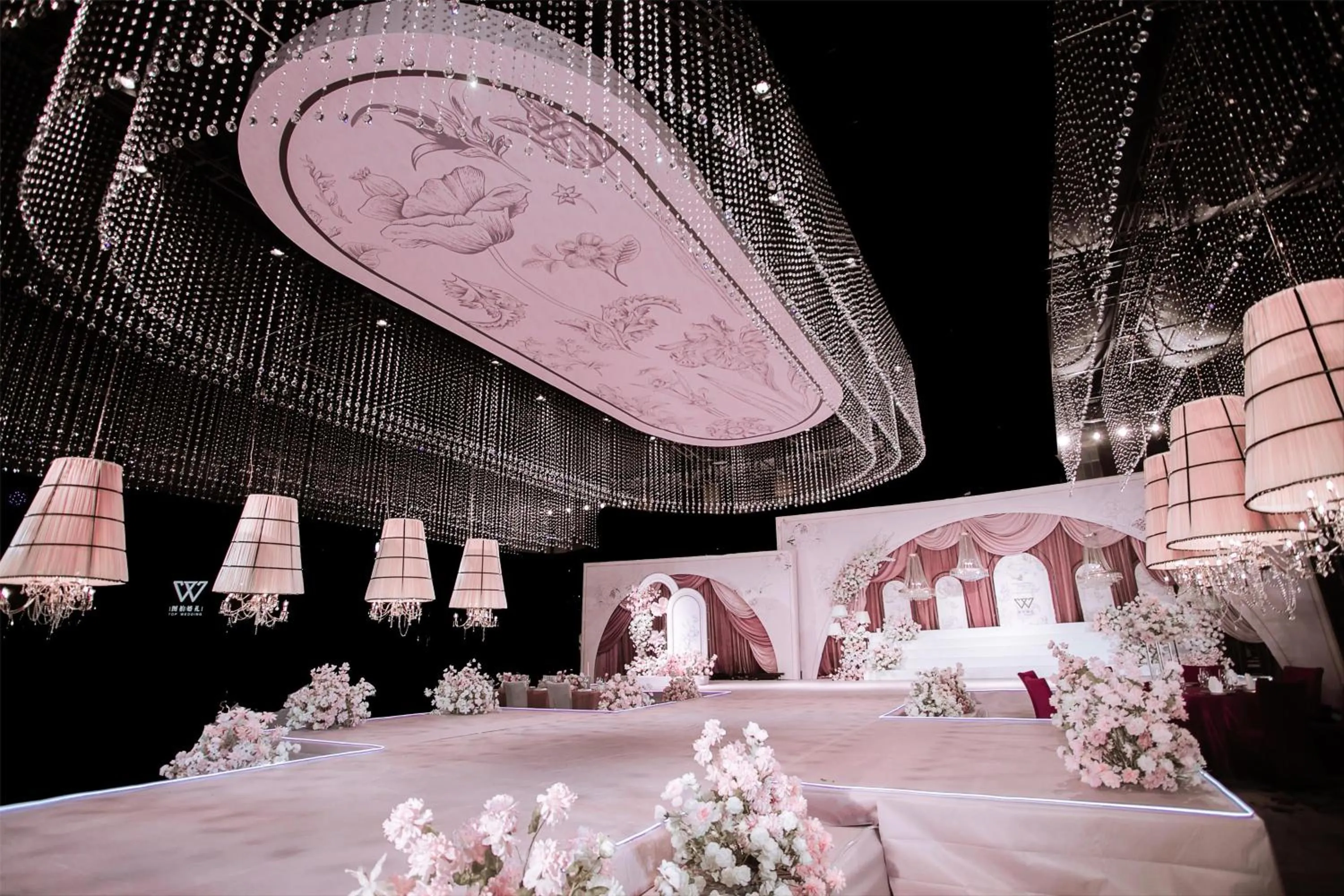 wedding, Bed in Kempinski Hotel Xiamen