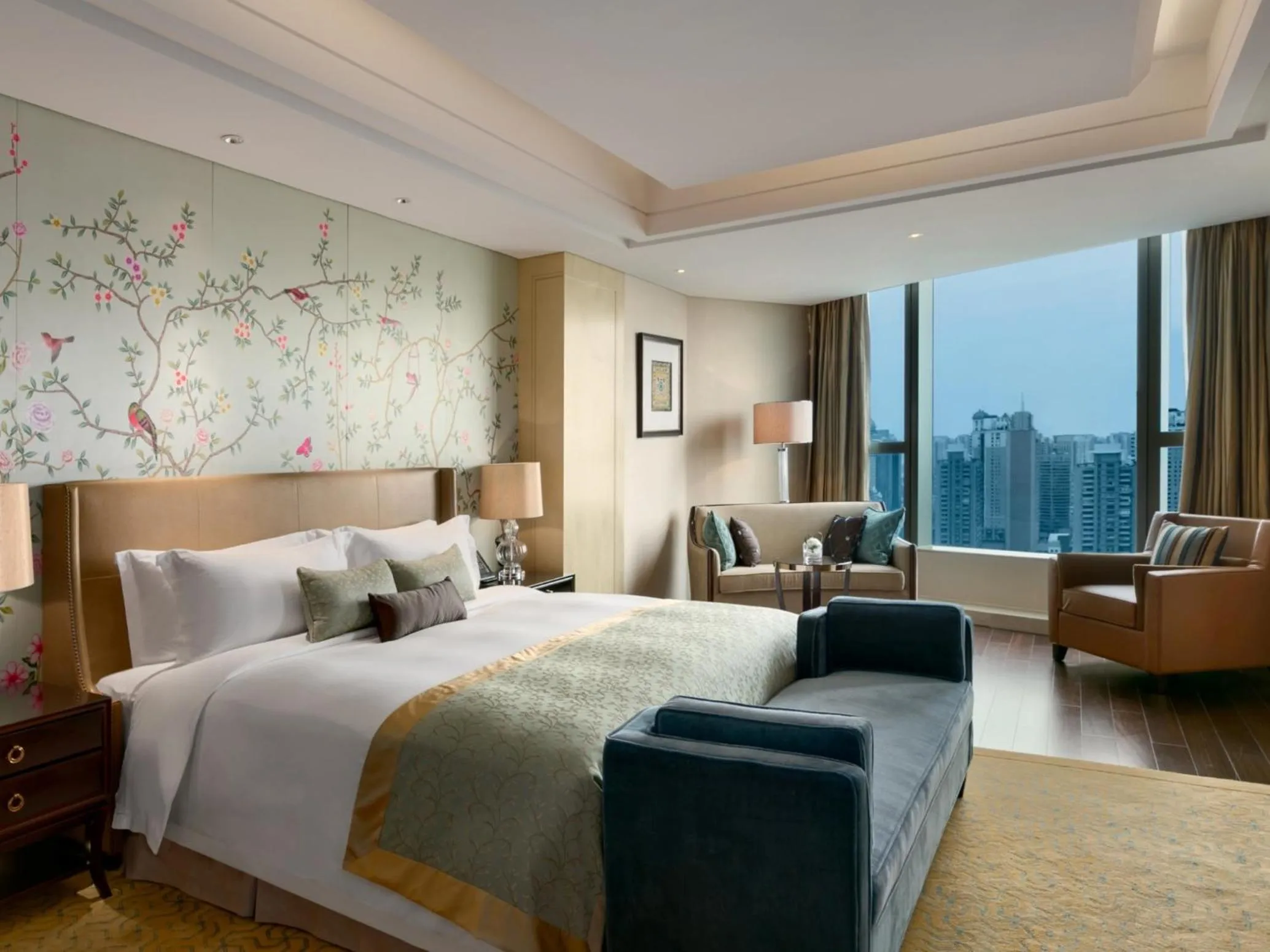 Bed in Kempinski Hotel Xiamen