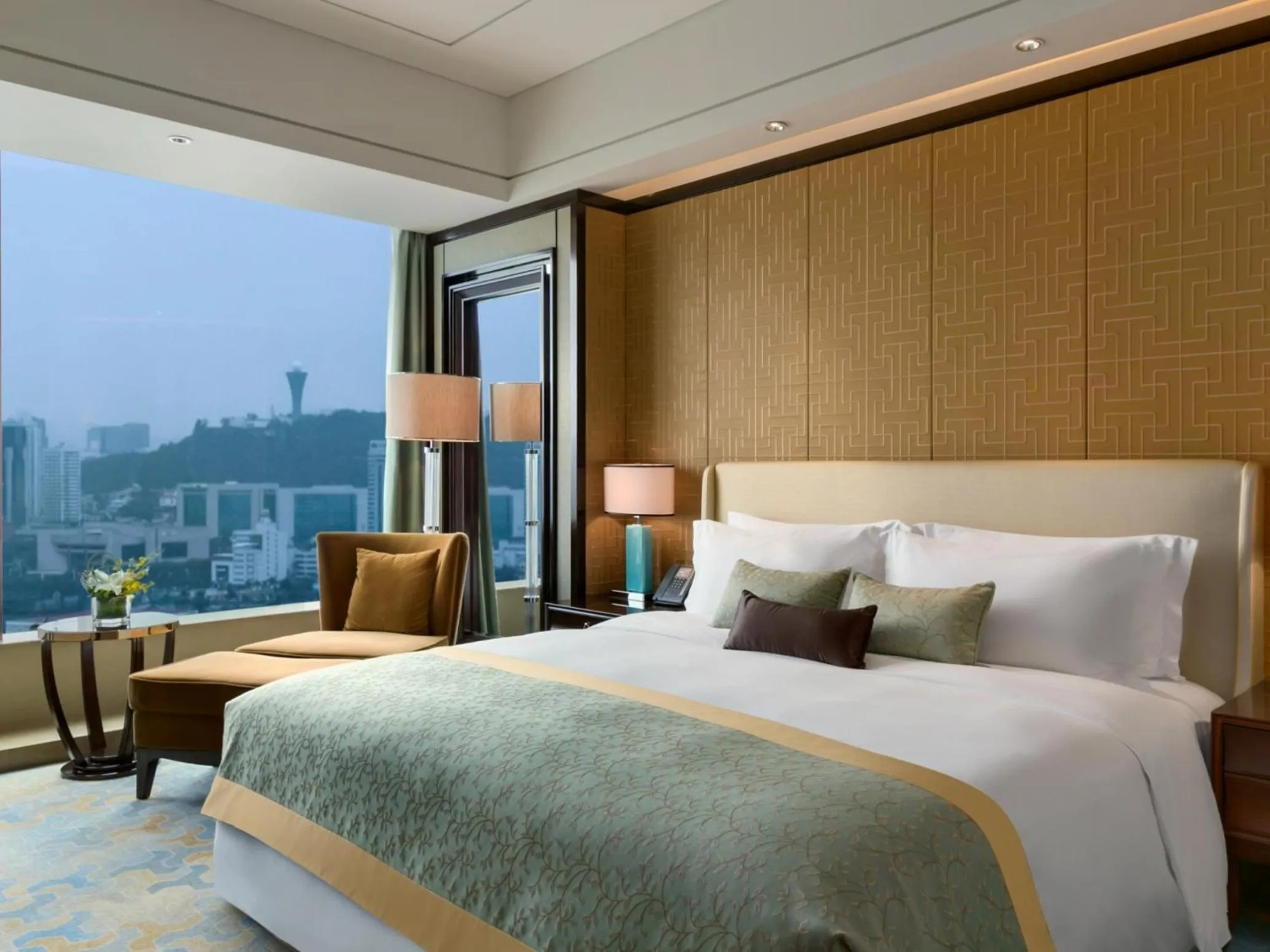 Bed in Kempinski Hotel Xiamen
