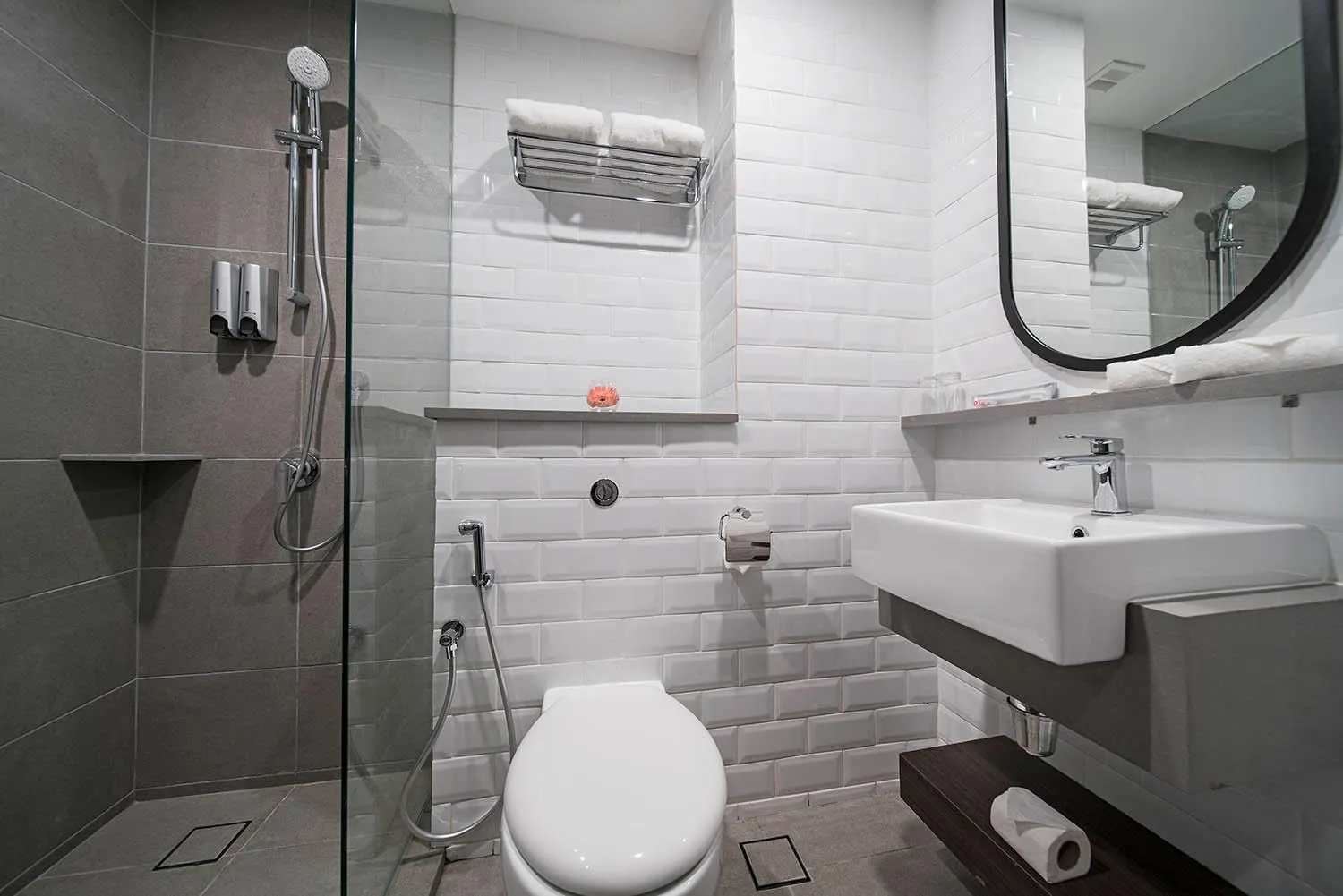 Shower in Travelodge Kuala Lumpur City Centre