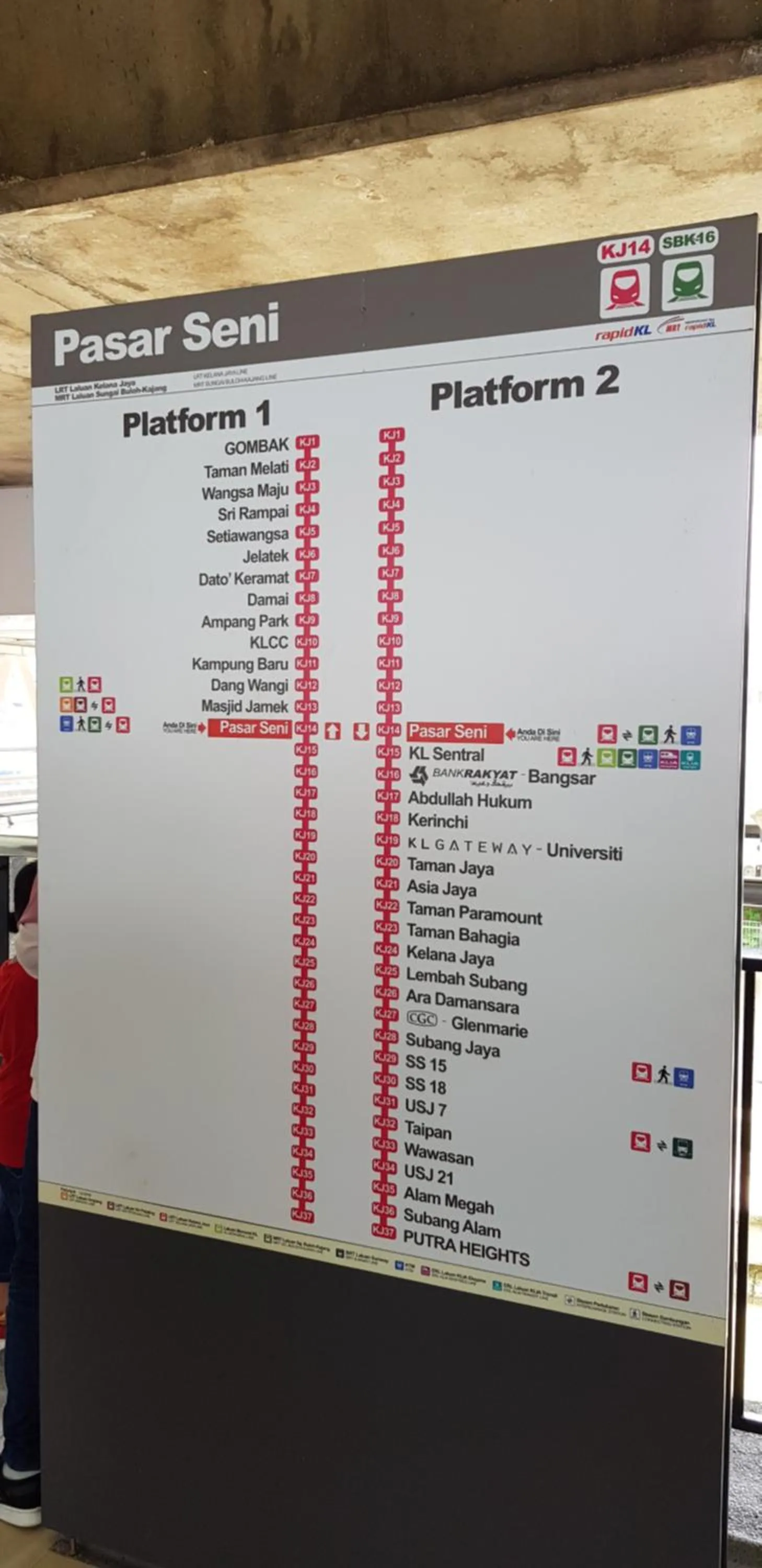 Area and facilities in Travelodge Kuala Lumpur City Centre