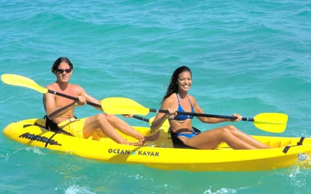 Canoeing in Beach Village Nosoko