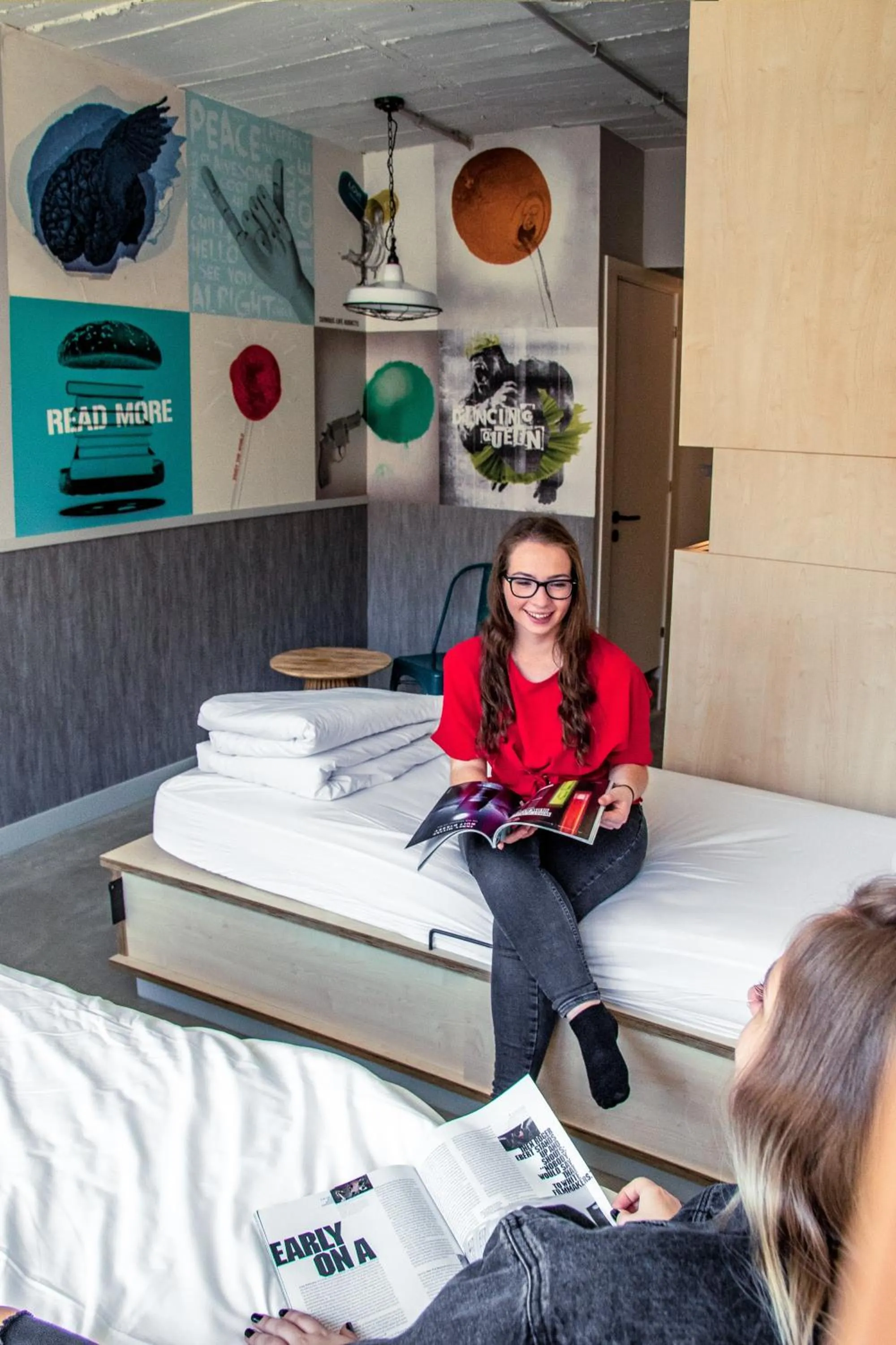 People, Bed in Unite Hostel Barcelona