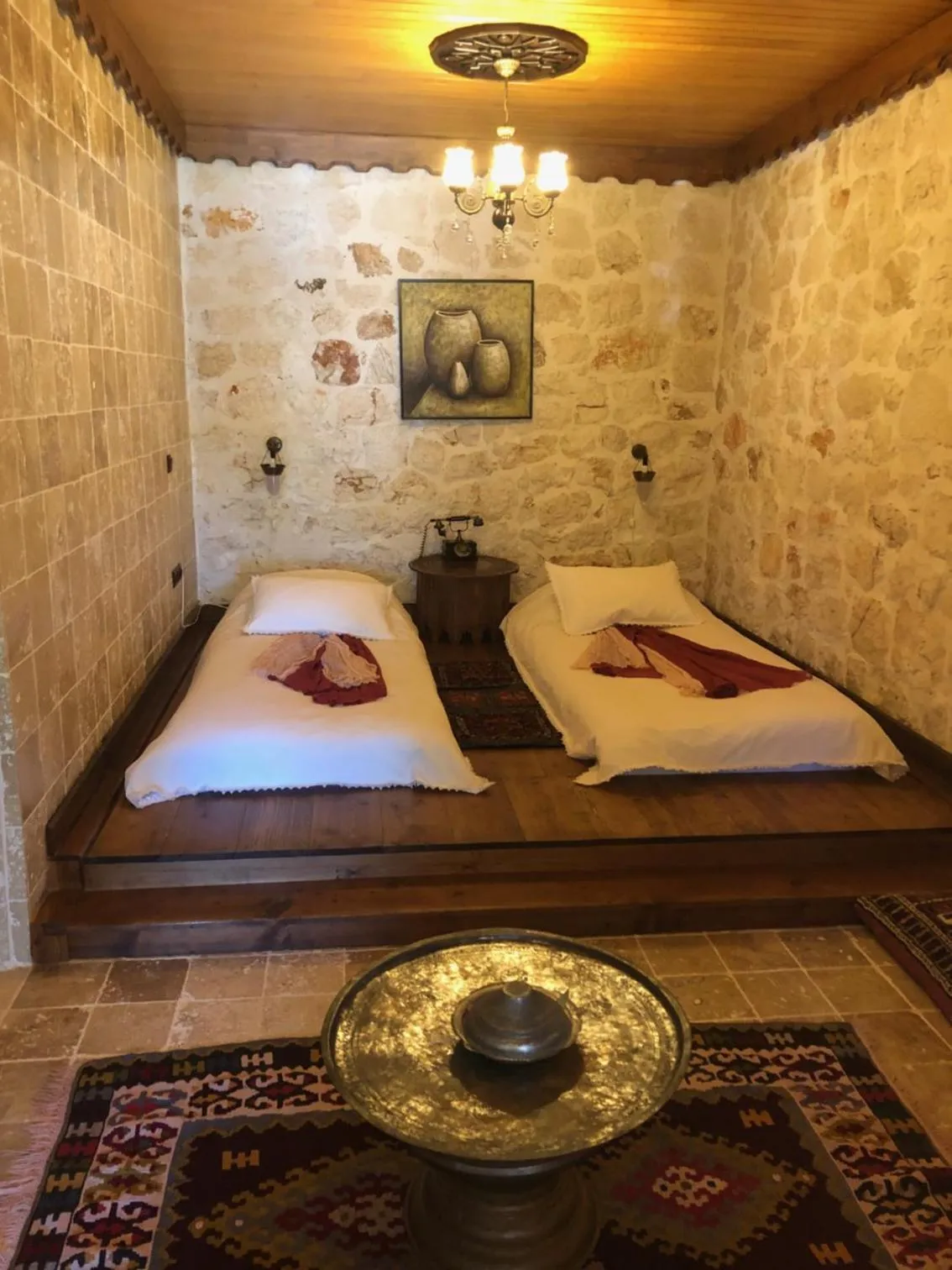 Bed in Likya Yolu Palas Hotel