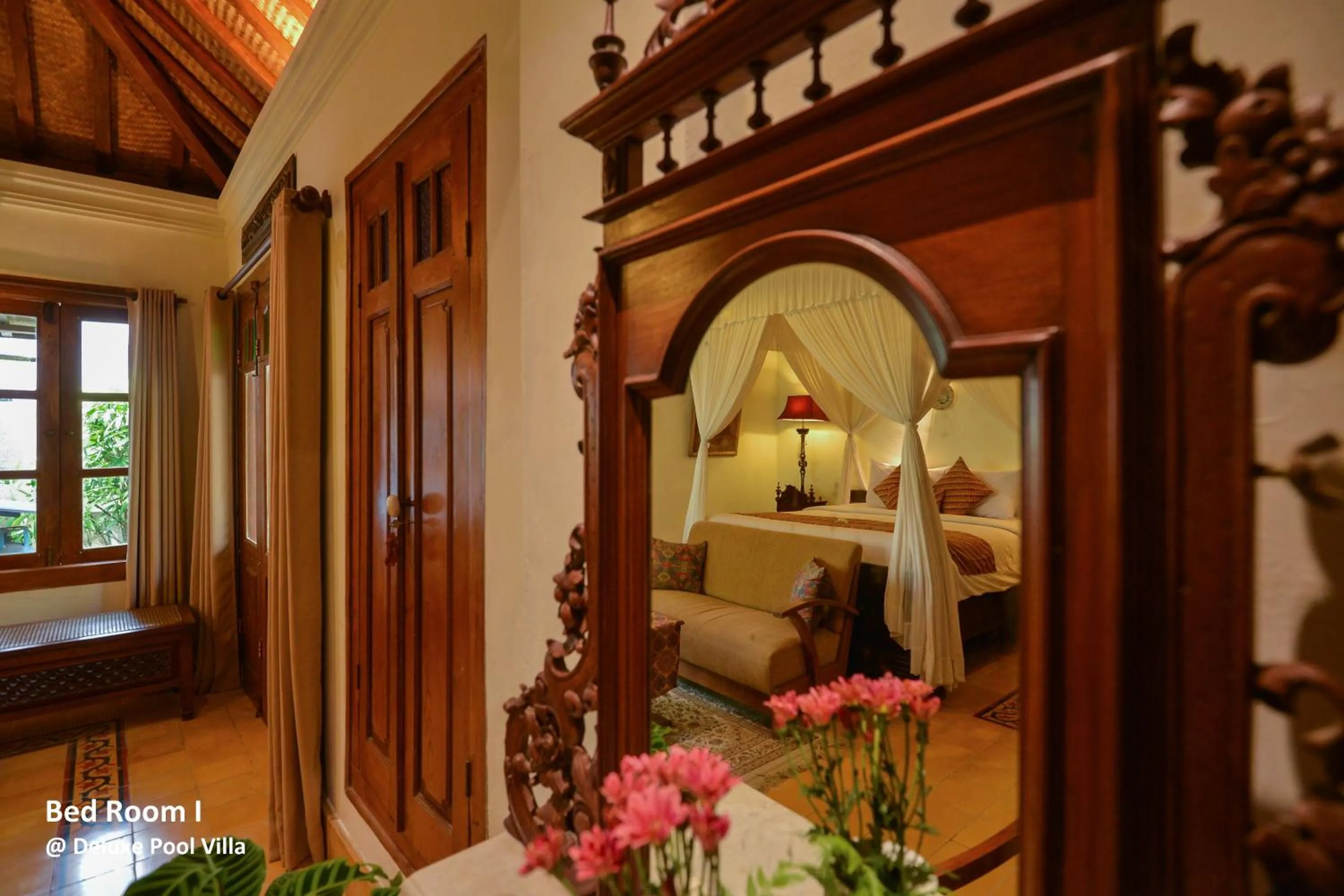 Bed in Ubud Syailendra Villas