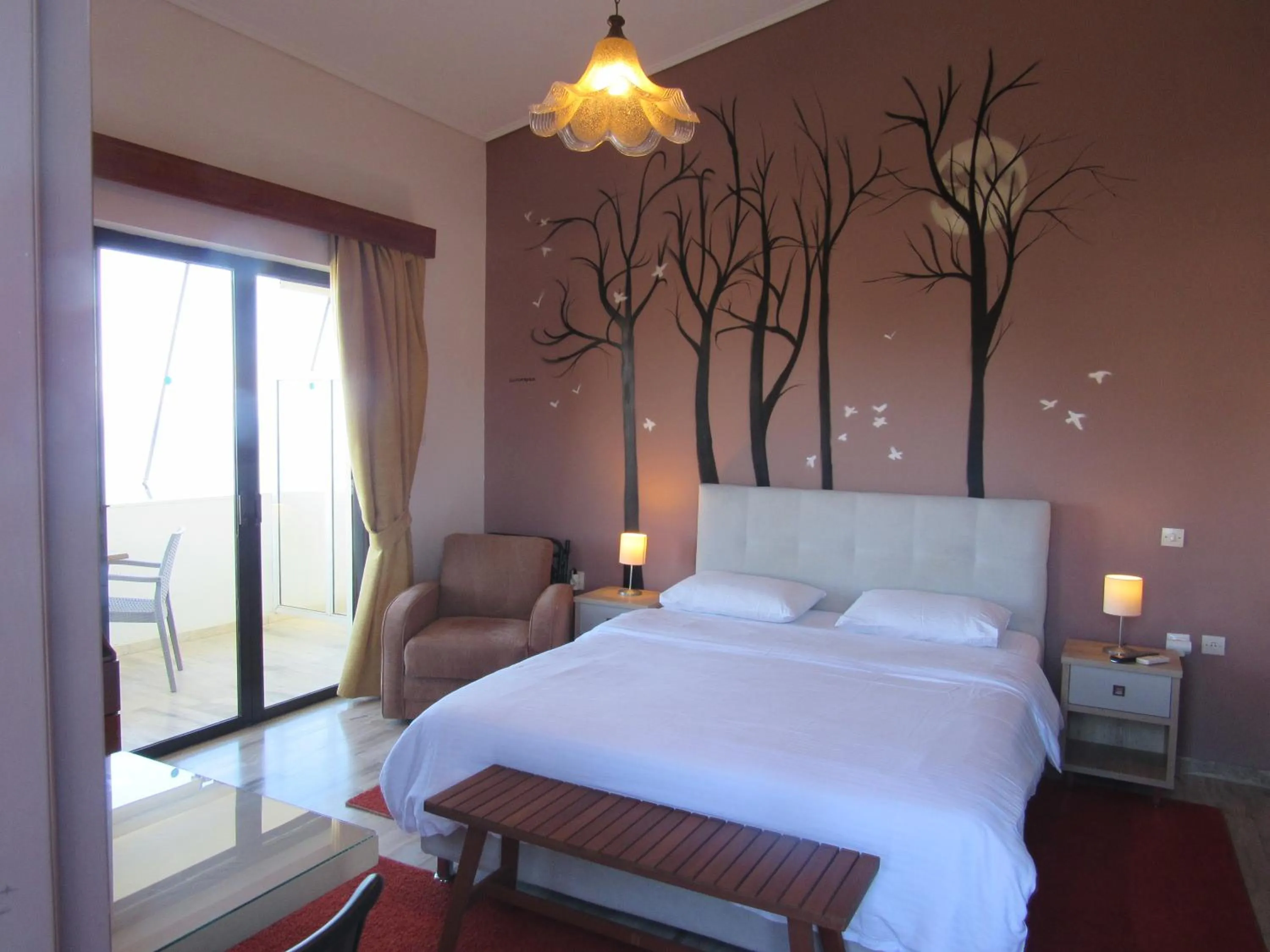 Bed in Kallisto studios