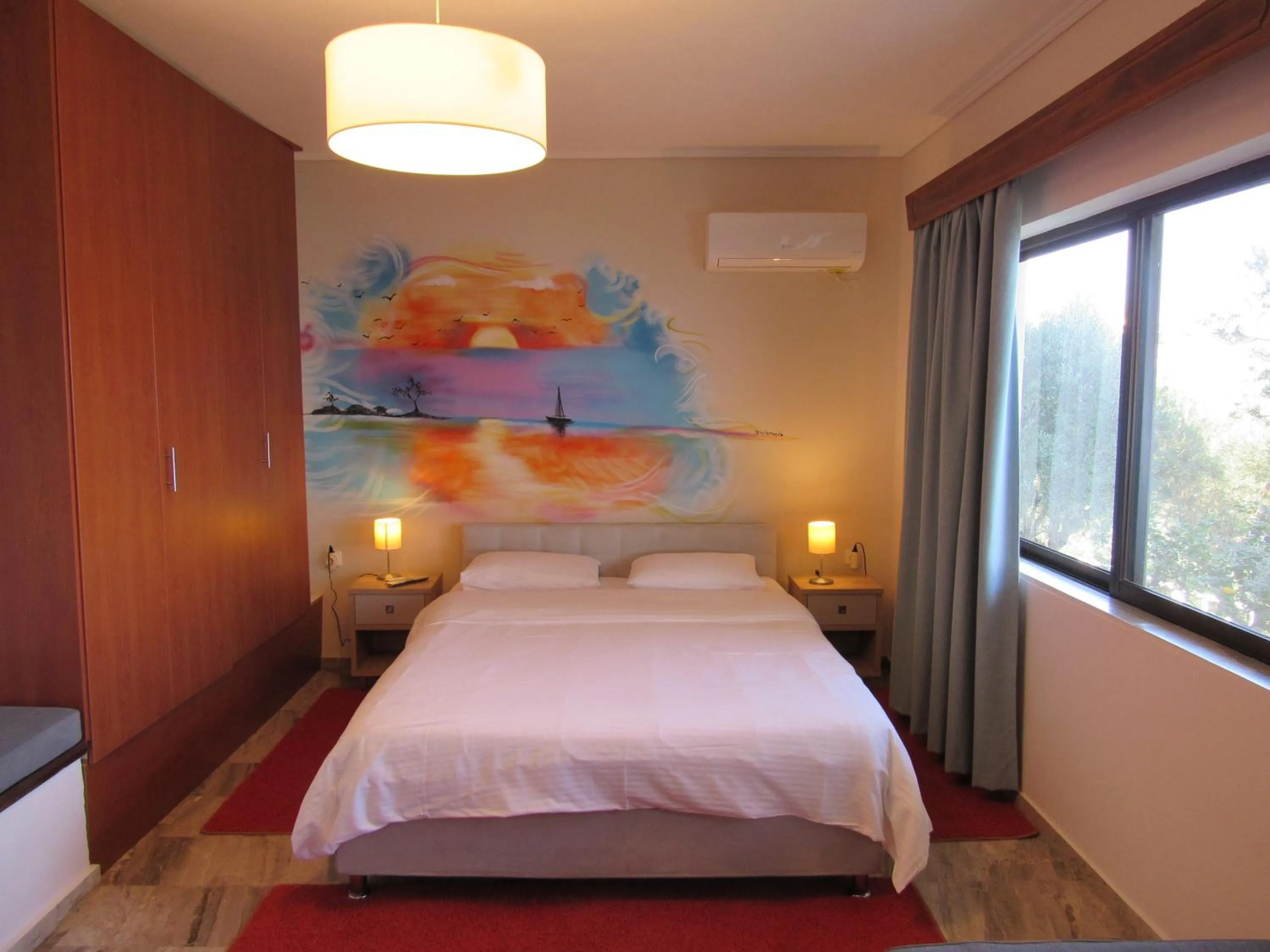 Bed in Kallisto studios