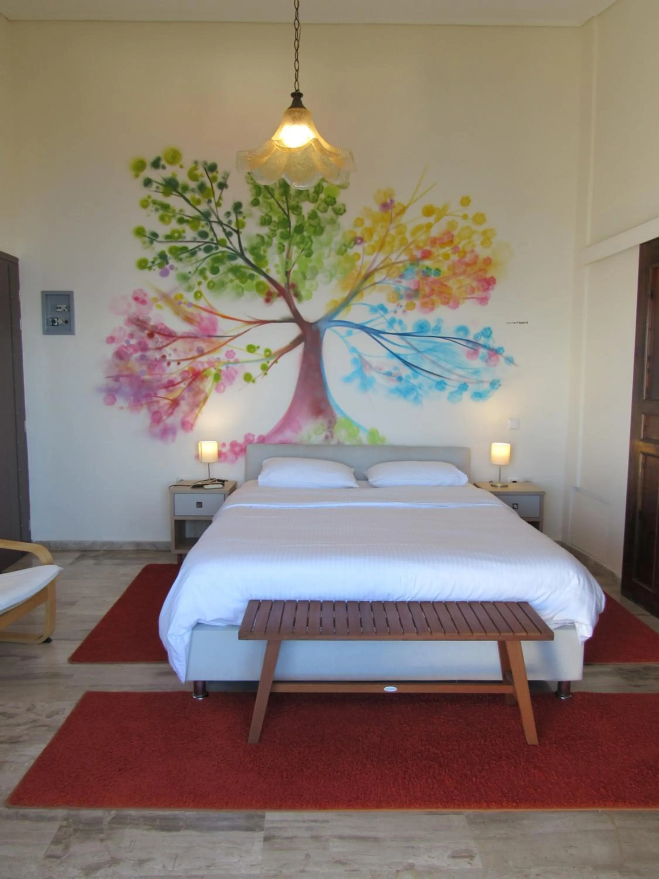 Bed in Kallisto studios