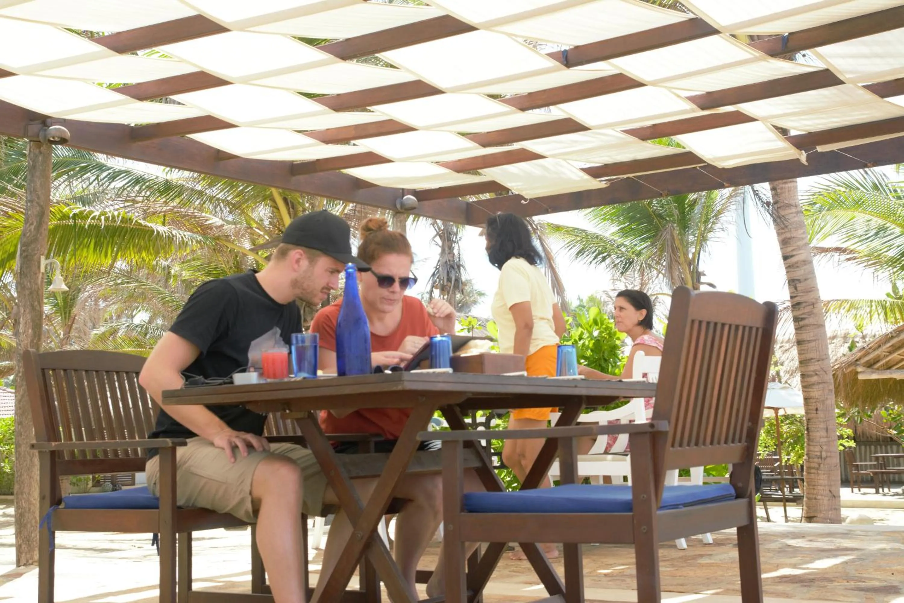 Guests in Dolphin Beach Resort