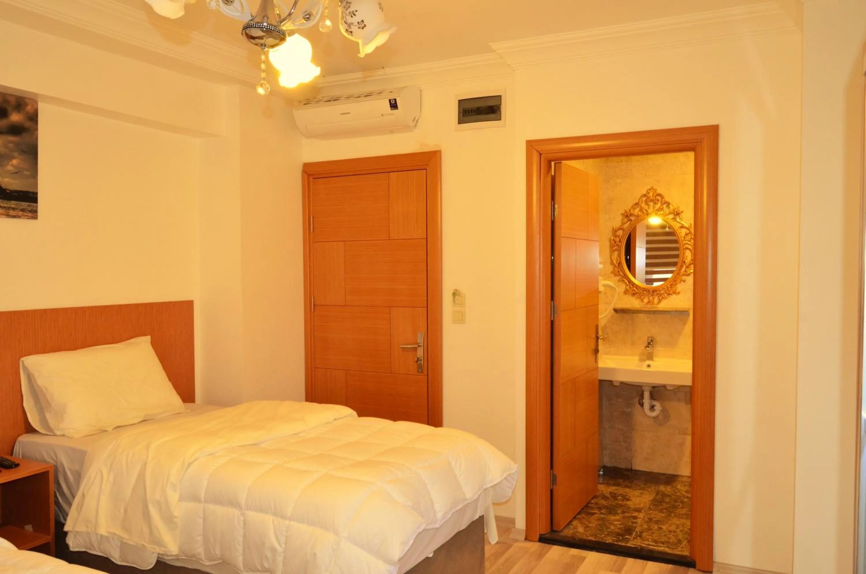 Decorative detail, Bed in Hotel Yonca