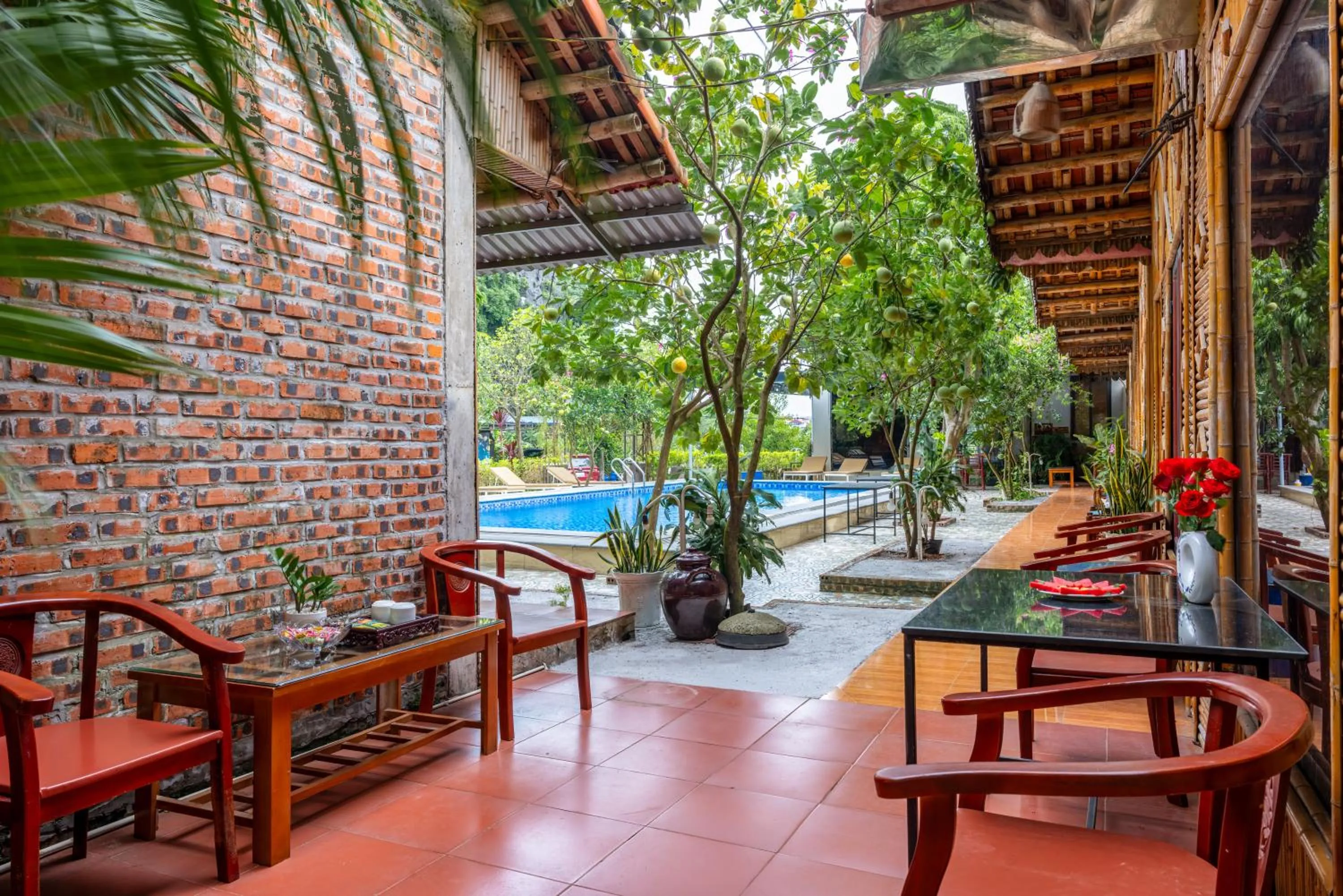 Patio in Eco Field Nest Tam Coc