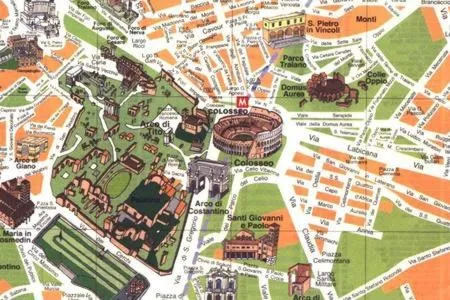 Floor plan in b&b Gio Colosseo - Celio