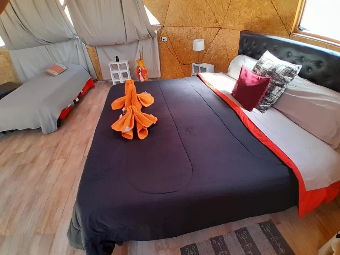 Bed in Hotel Hacienda Casa Blanca