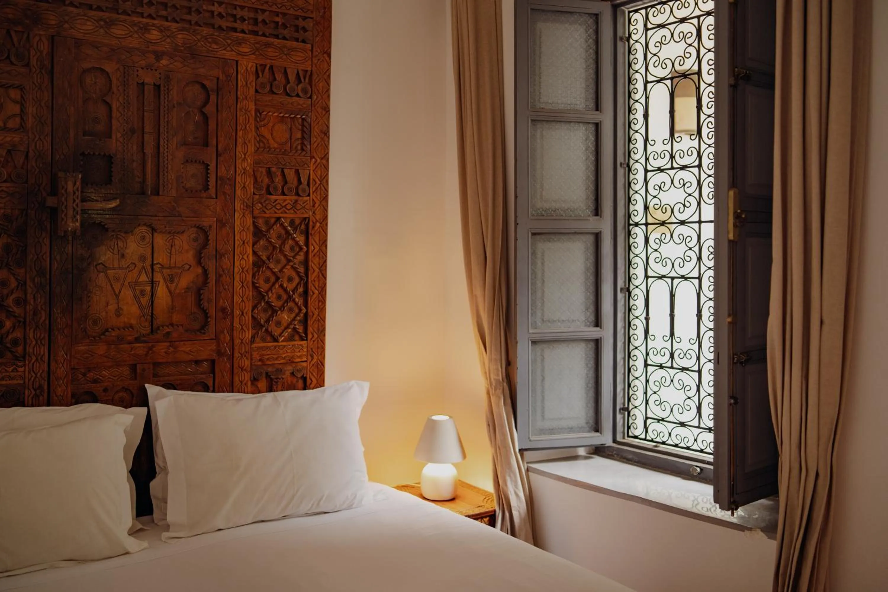 Bed in Outsite Marrakesh