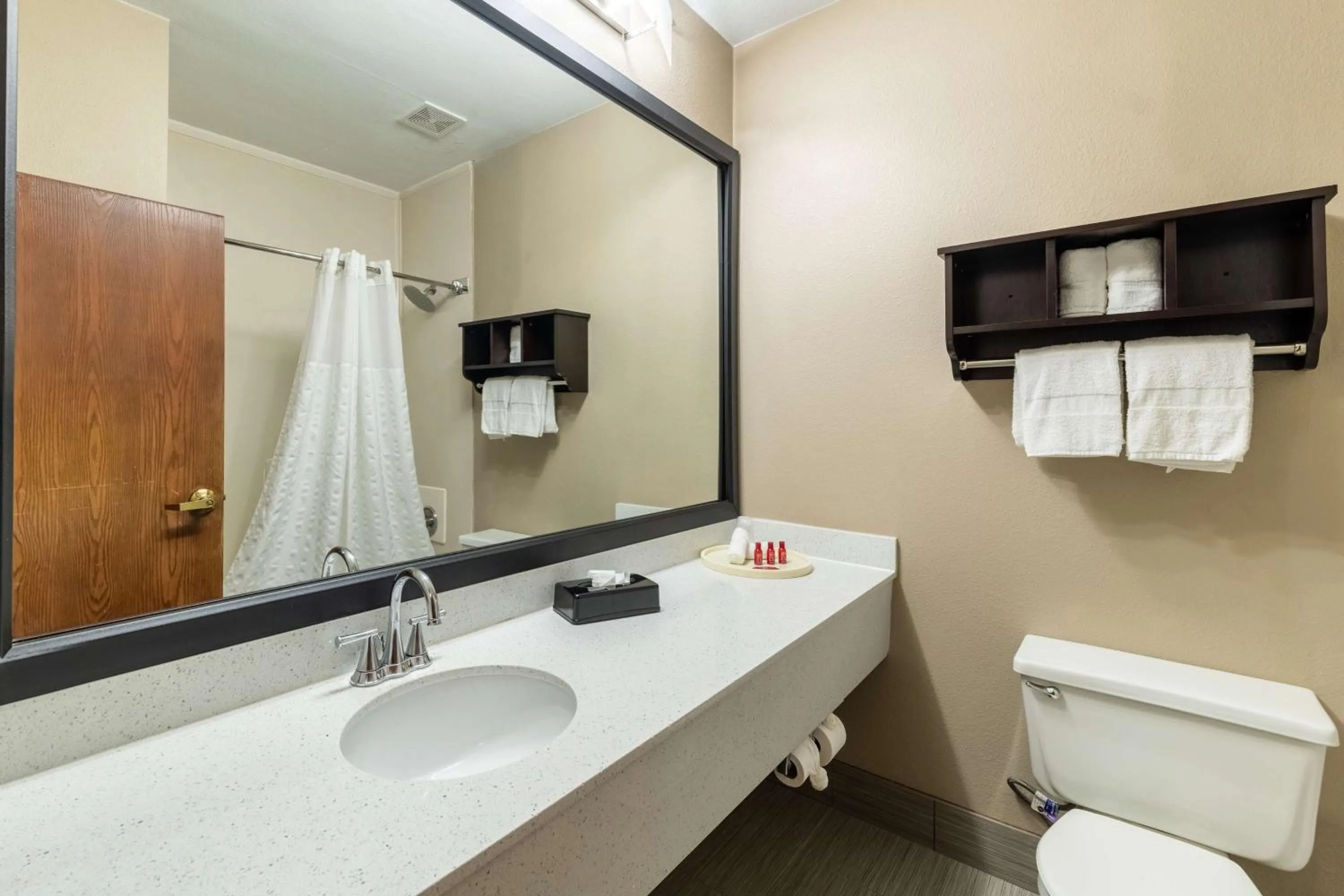 Bedroom in SureStay Plus Hotel by Best Western Plano