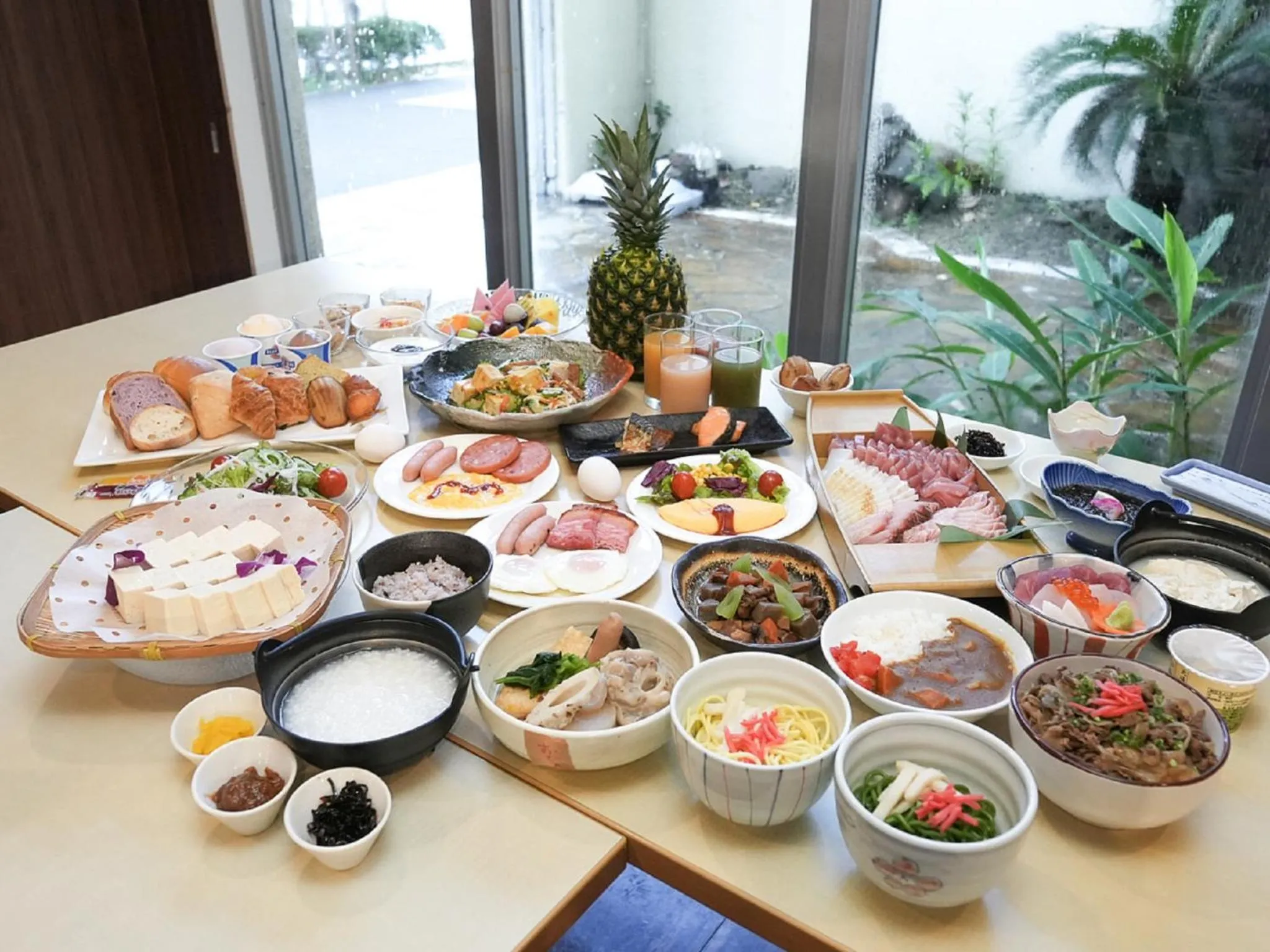 Breakfast in Hotel Miyahira