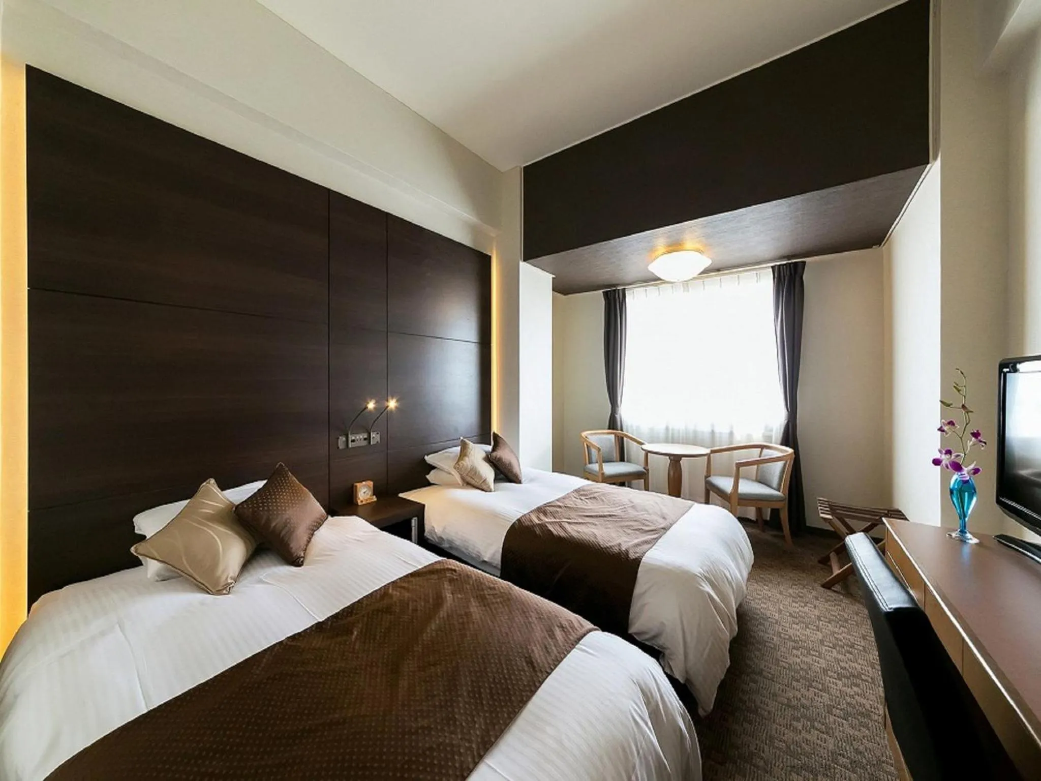 Bed in Hotel Miyahira