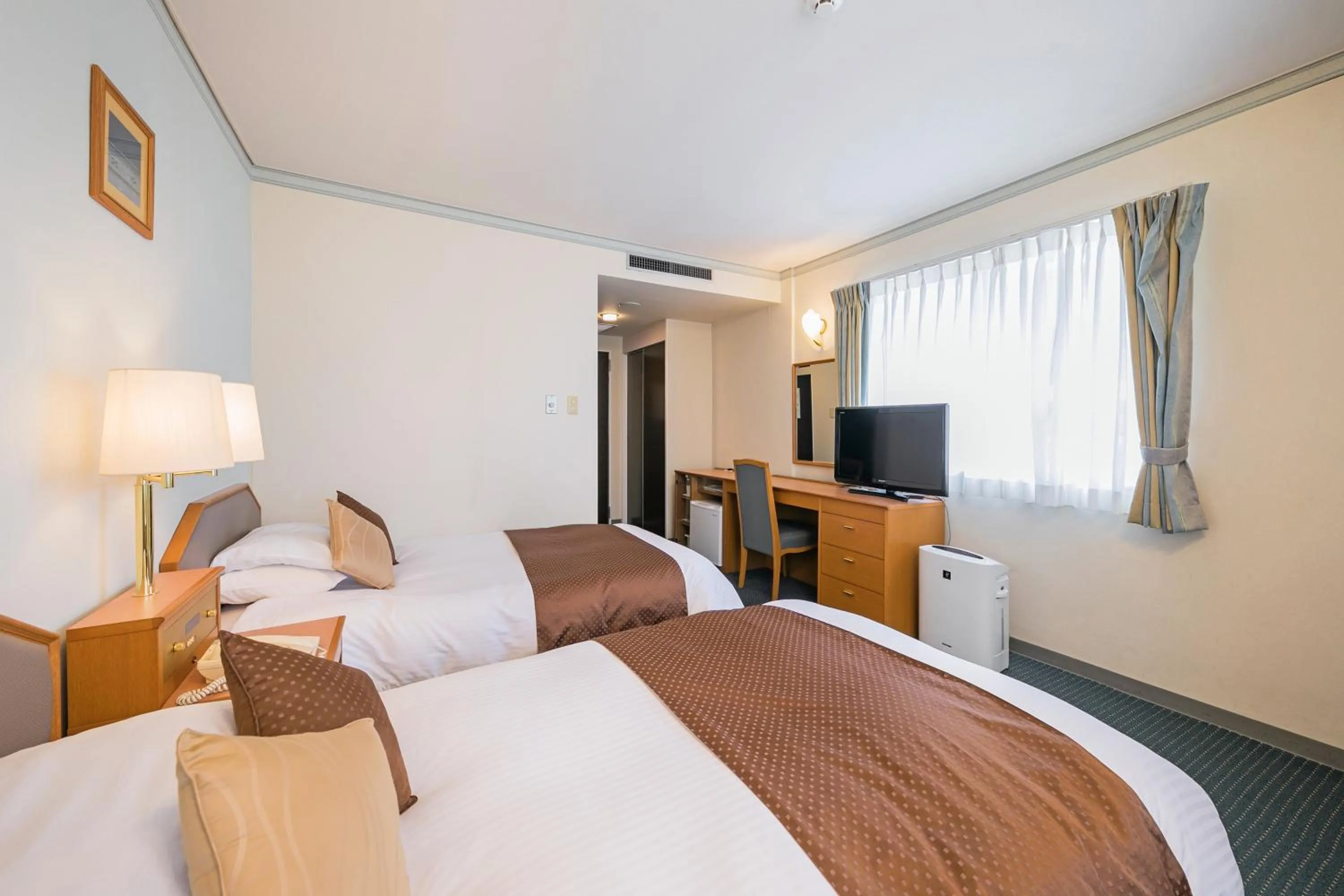 Bed in Hotel Miyahira