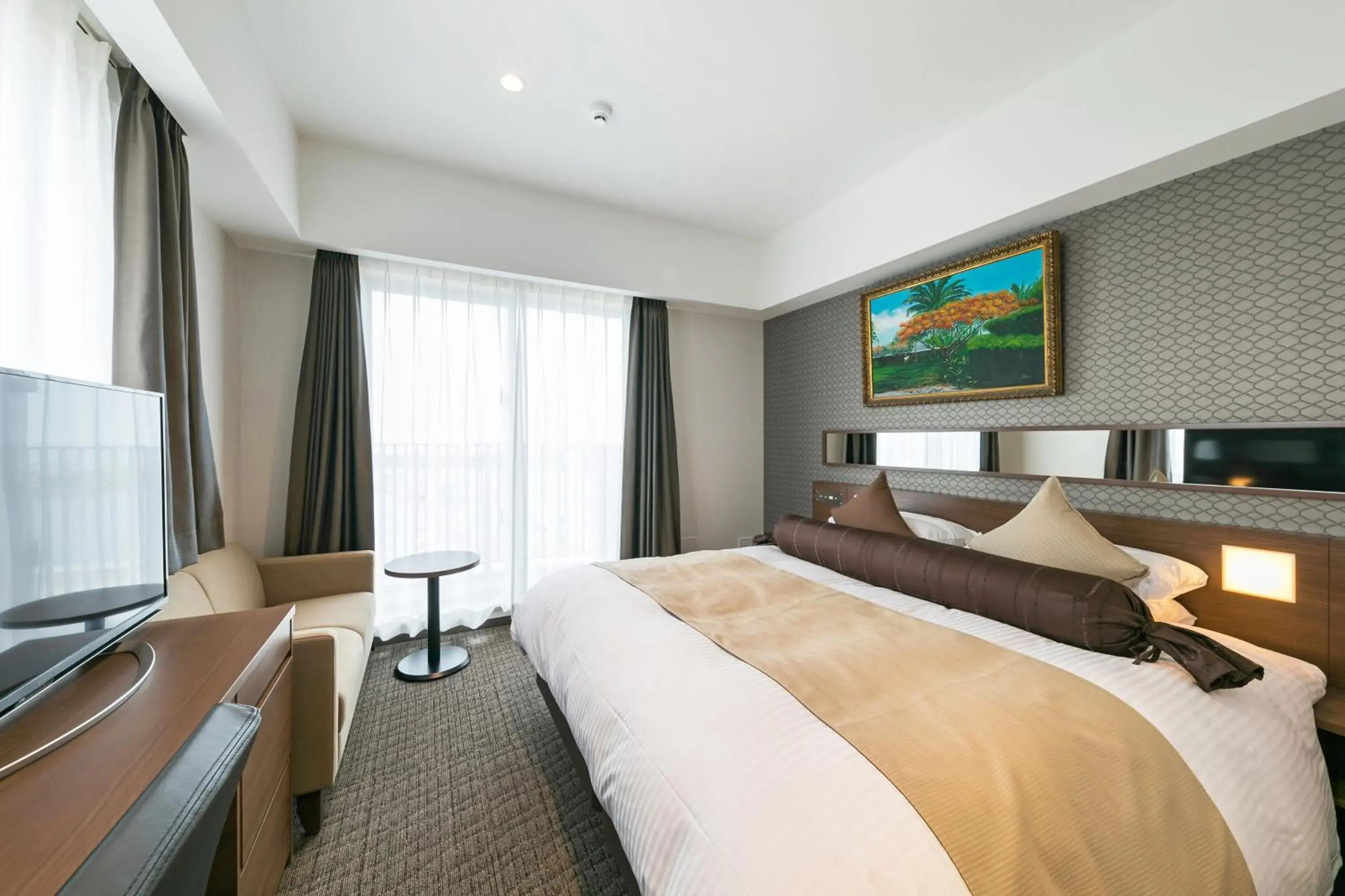 Superior Double Room with Balcony - single occupancy - New Building - Non-Smoking in Hotel Miyahira Superior Double Room with Balcony - single occupancy - New Building - Non-Smoking in Hotel Miyahira