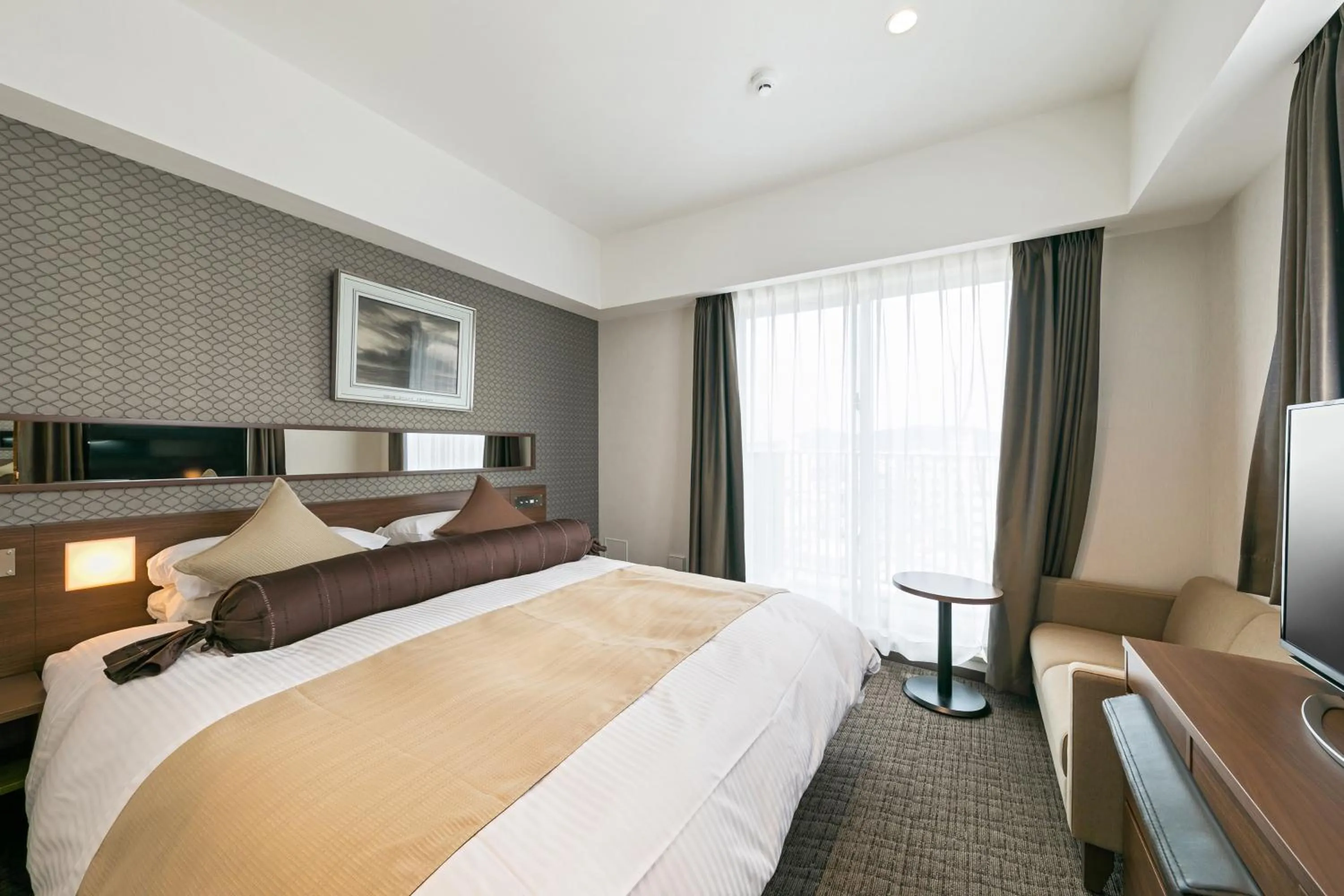 Bed in Hotel Miyahira